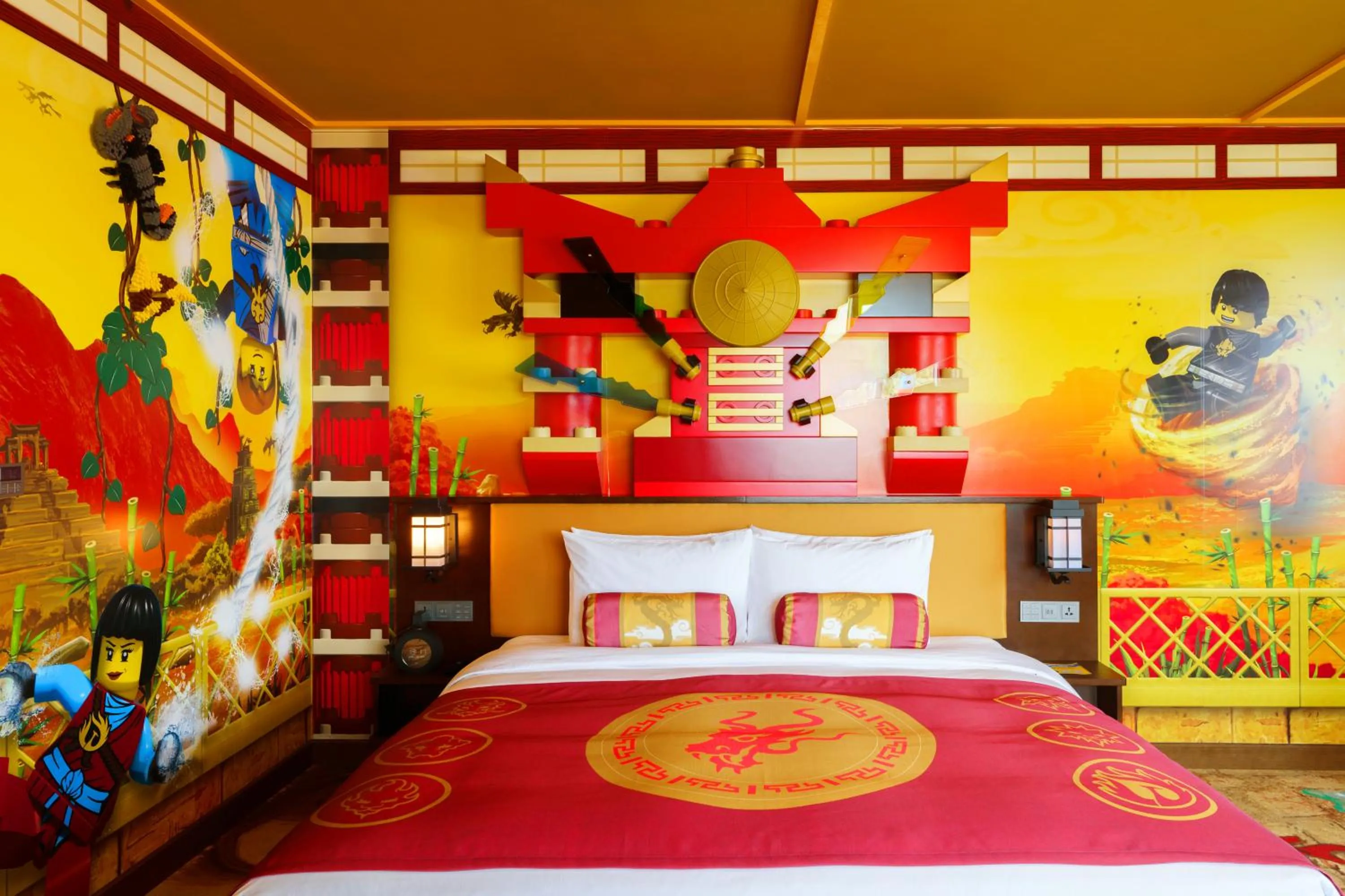 Bed in LEGOLAND Korea Resort Hotel