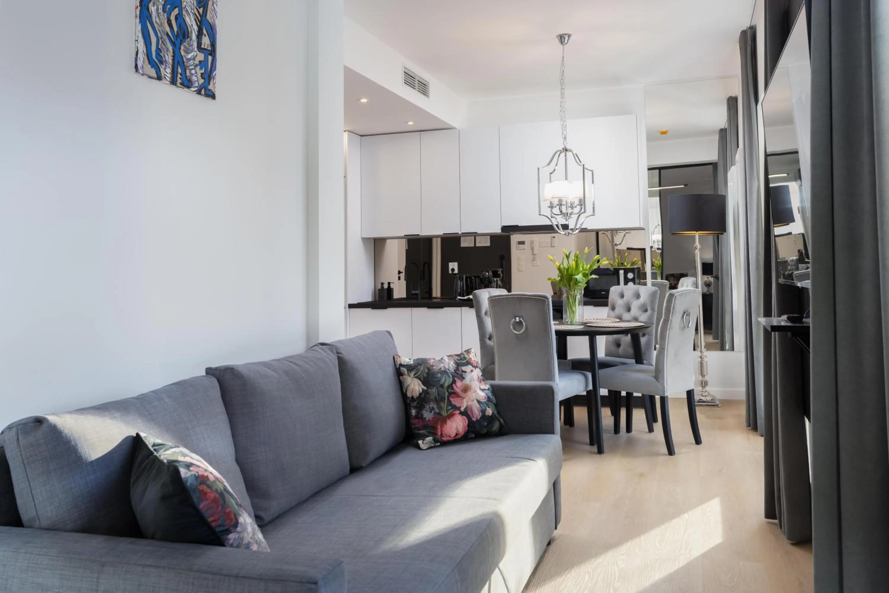 Living room in Aparthotel City Break Plac Wolności 6