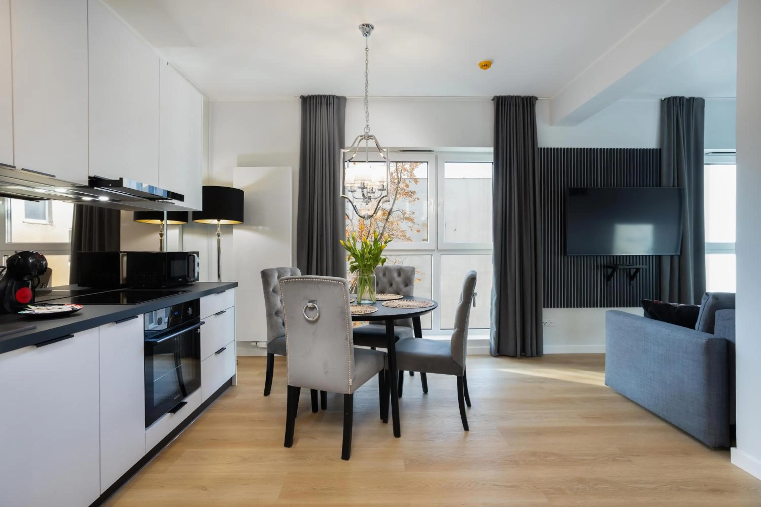 Living room in Aparthotel City Break Plac Wolności 6