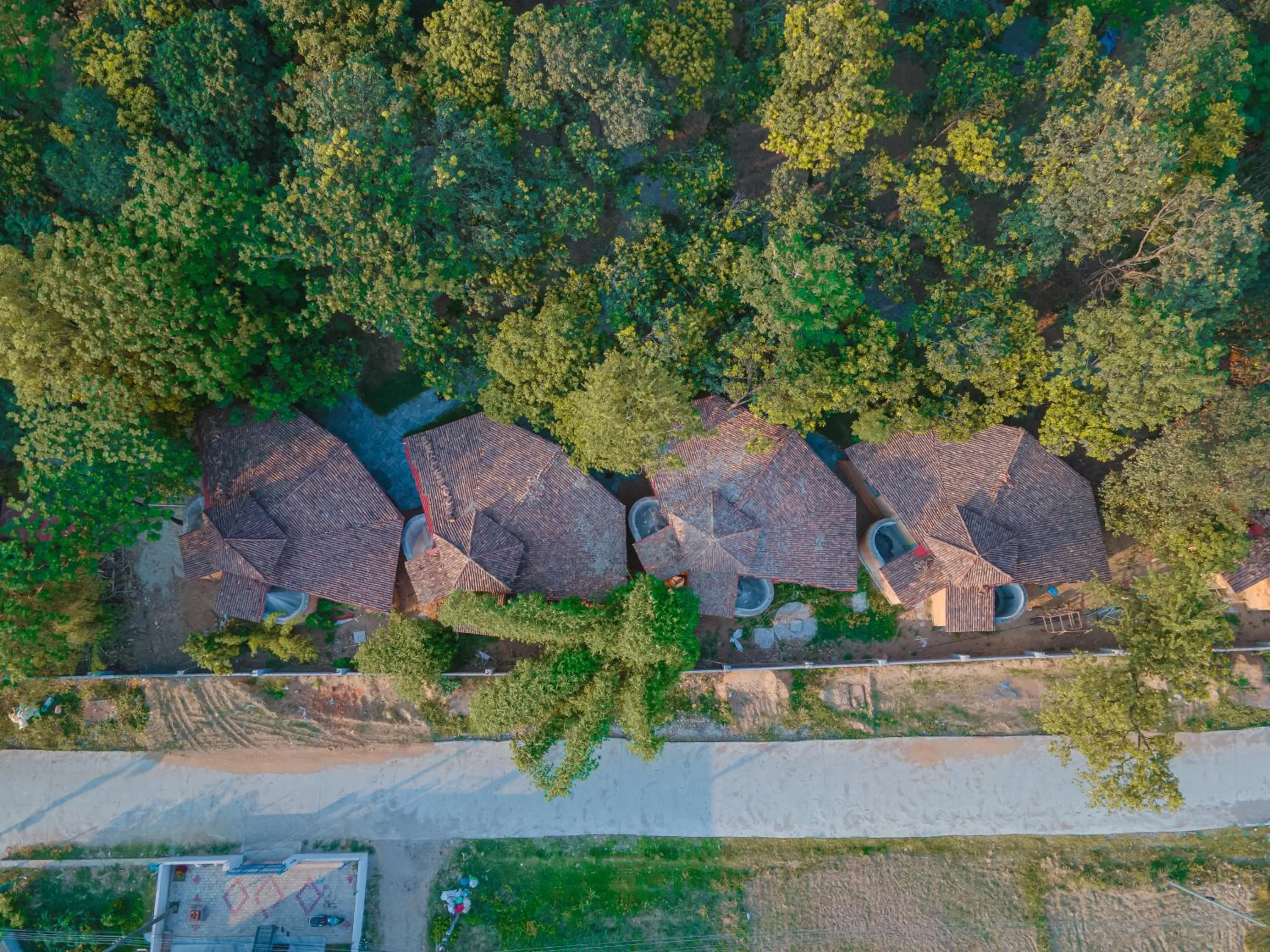 Bird's eye view in Bagaicha Adventure Resort