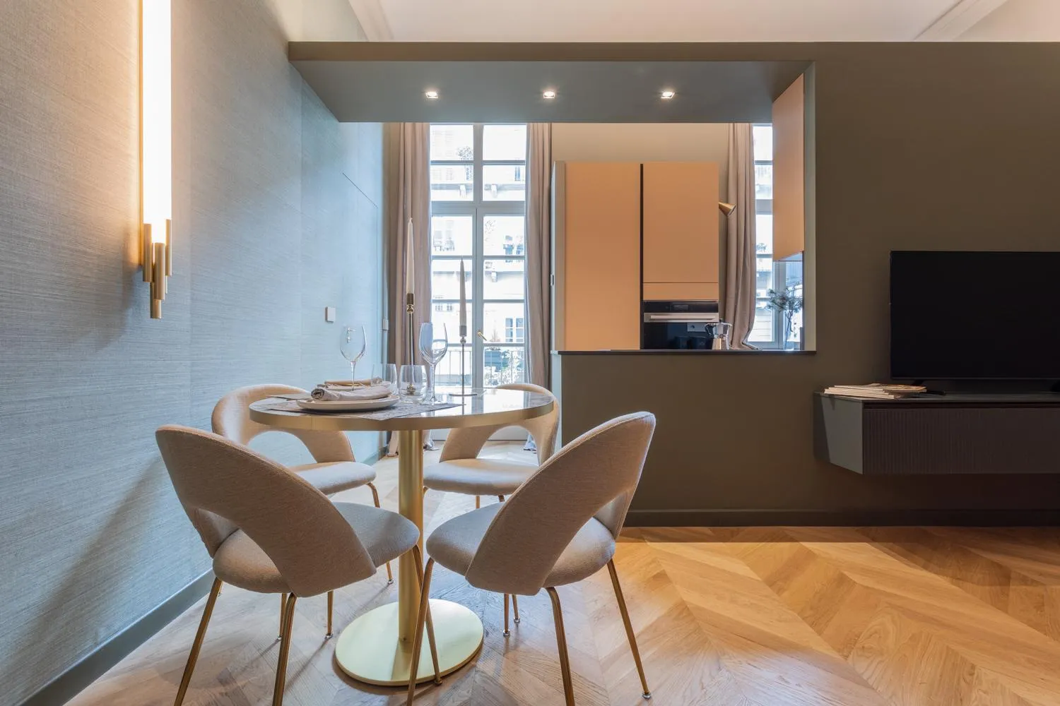 kitchen in Lagrange Design Apartments by Wonderful Italy