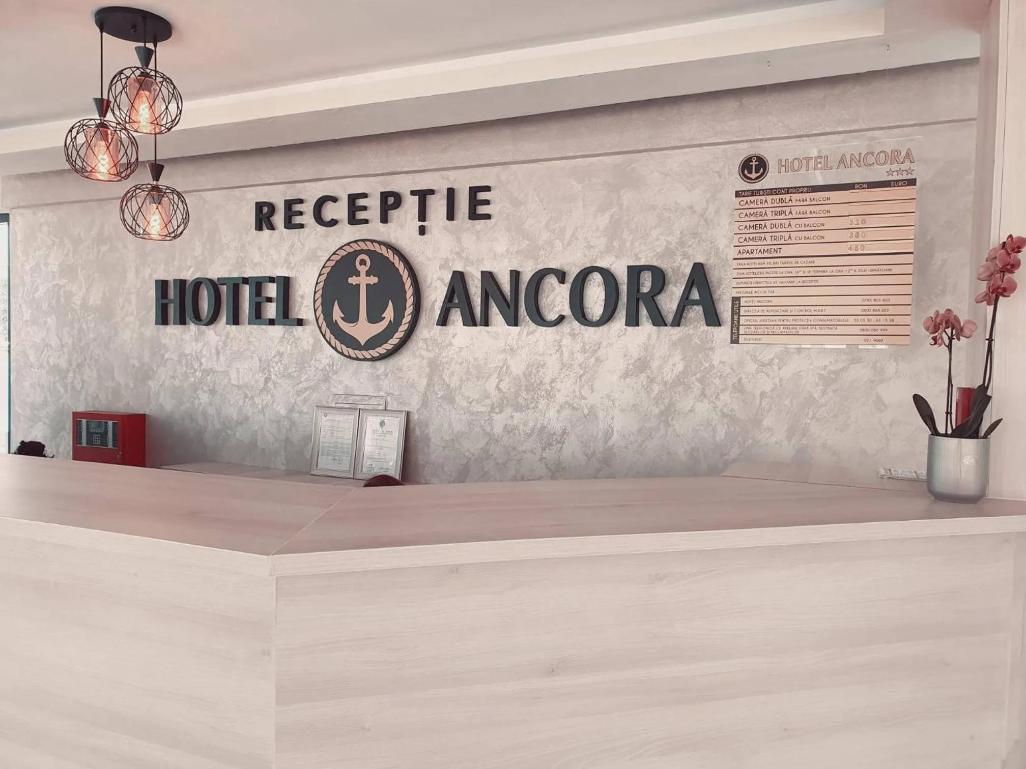 Property logo or sign in Hotel Ancora