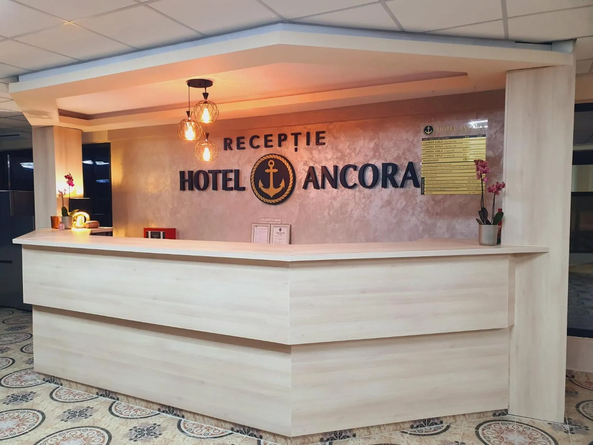 Lobby or reception in Hotel Ancora