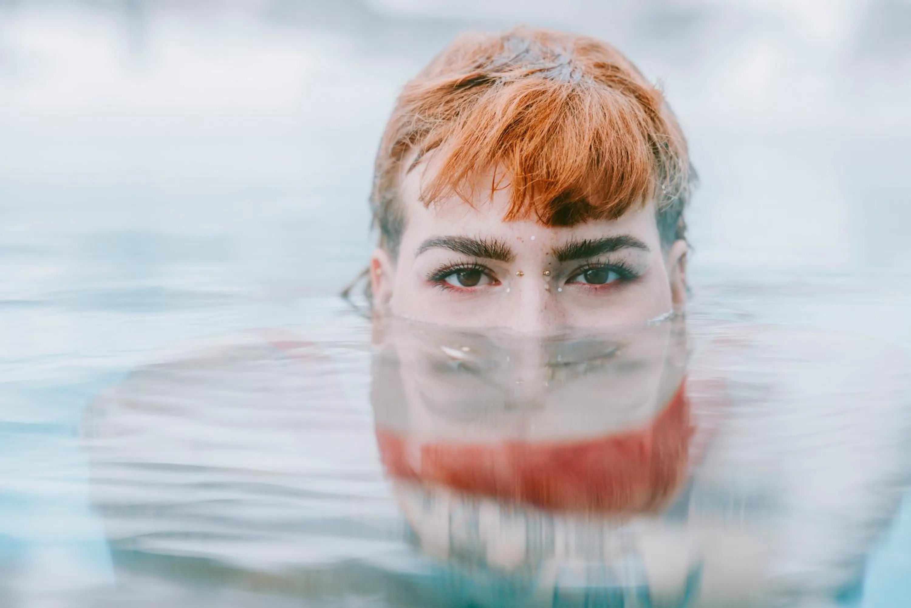 Pool view in kerii - adults boutique hotel