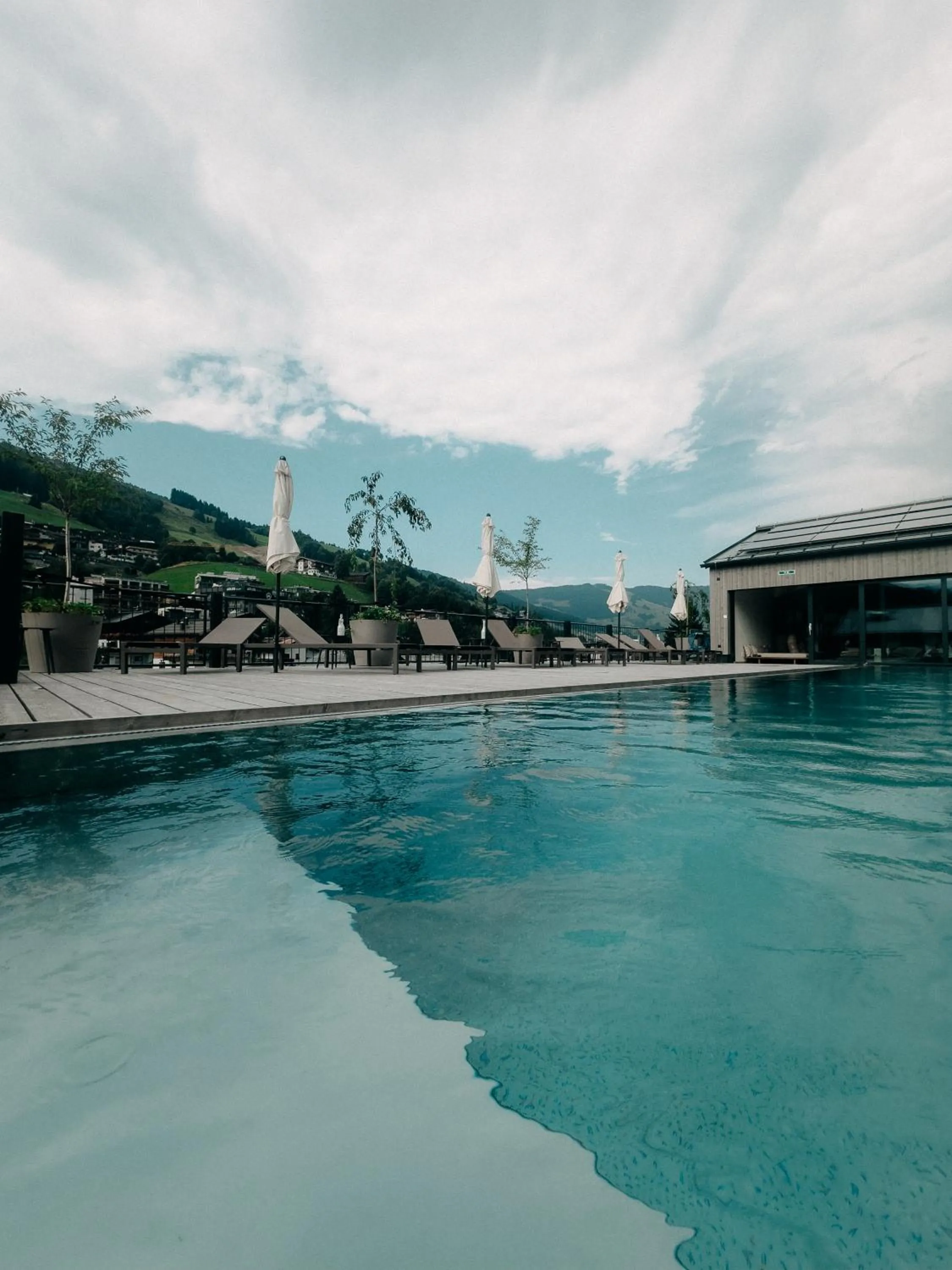 Pool view in kerii - adults boutique hotel