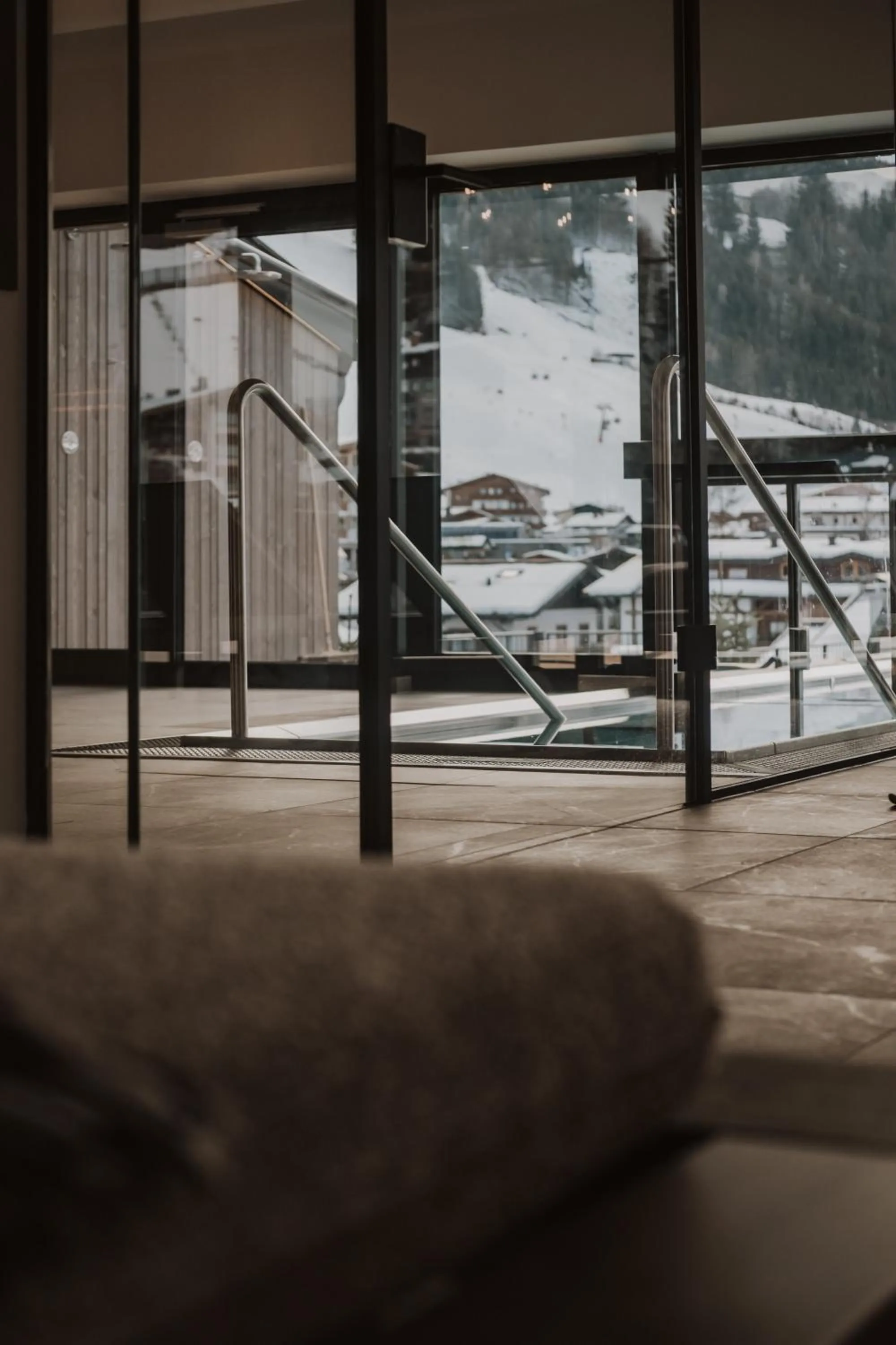 Pool view in kerii - adults boutique hotel