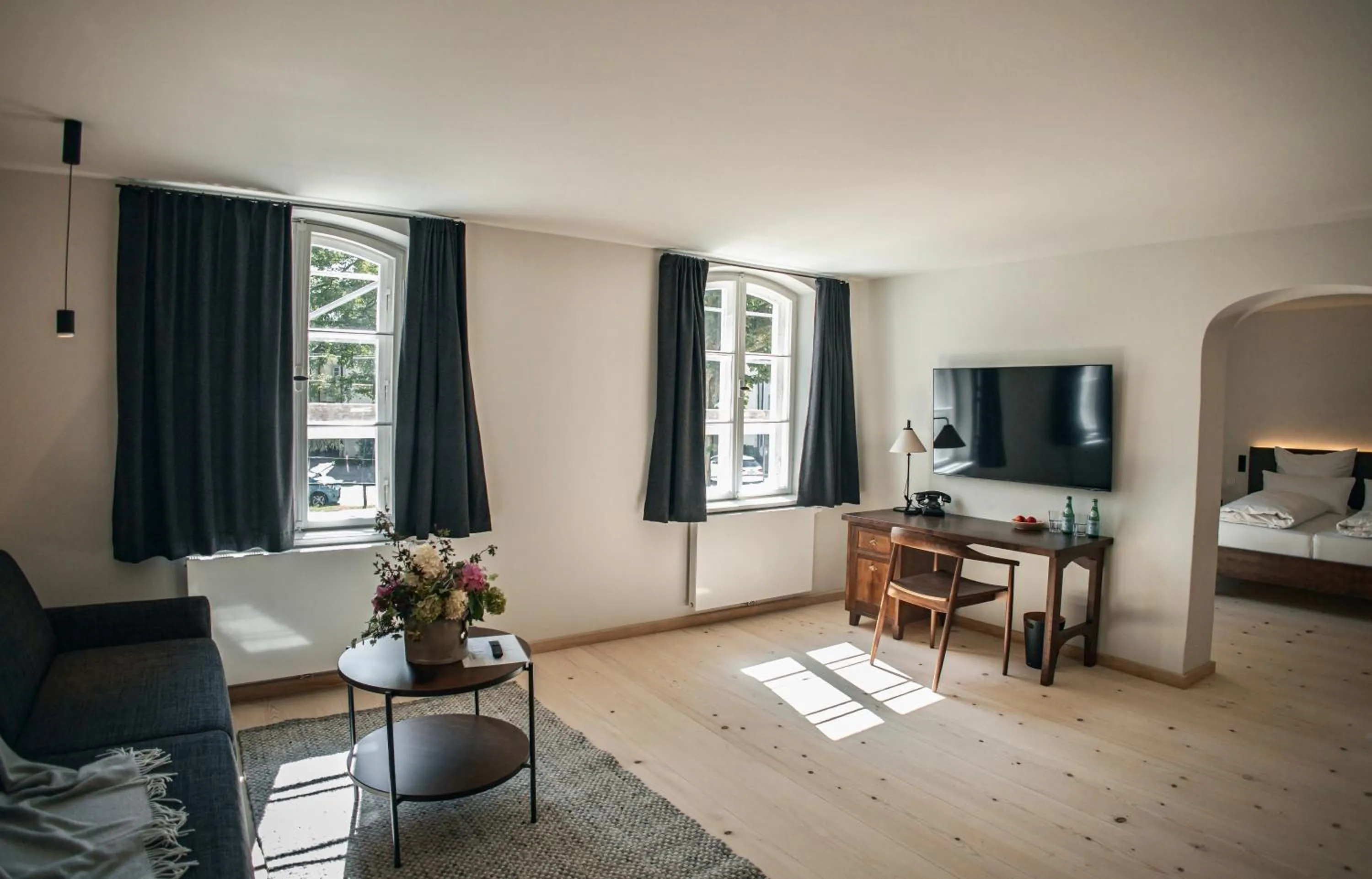 Living room, Bed in Suiten Zantl