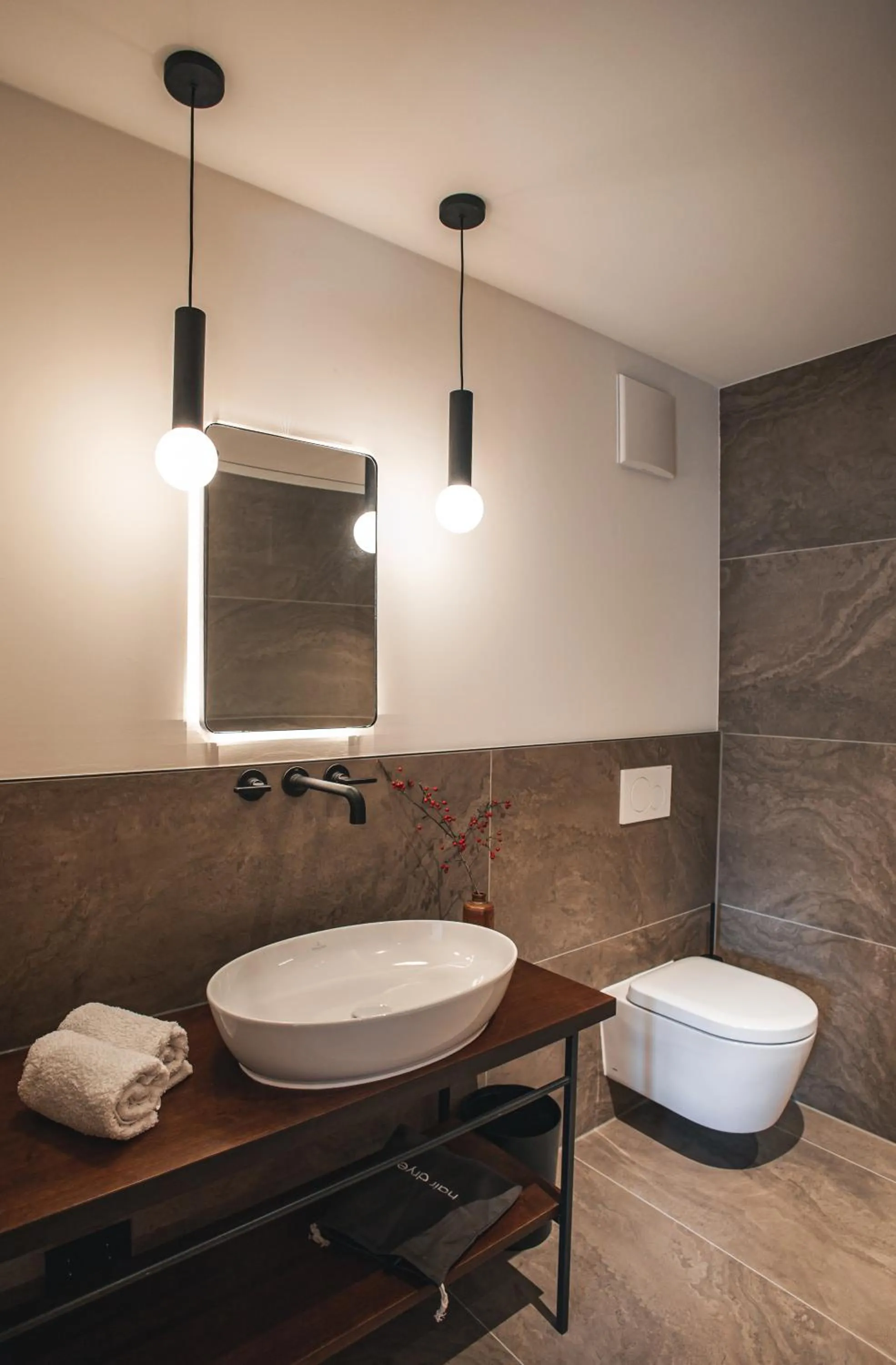 Toilet in Suiten Zantl
