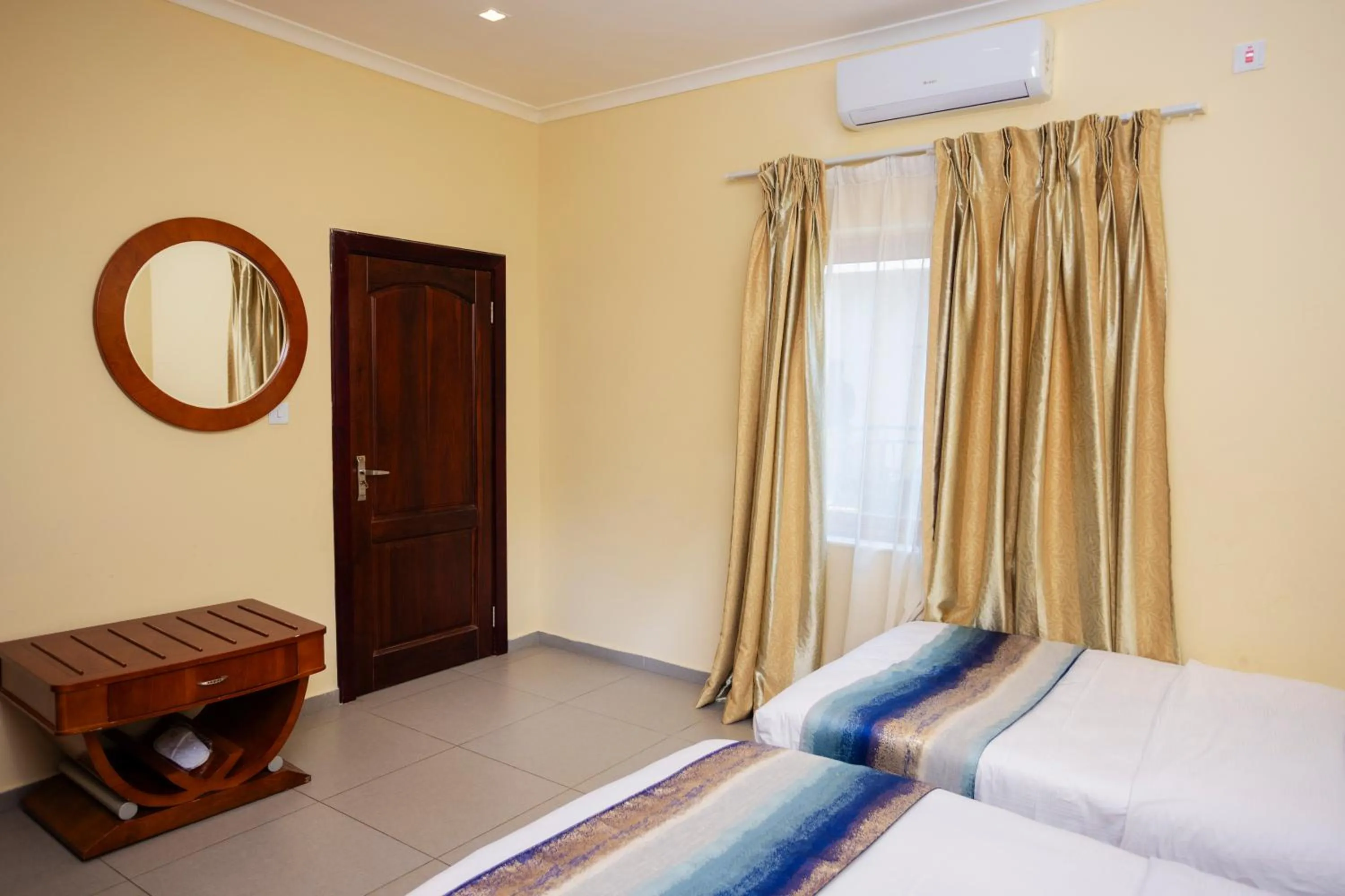 Bed in Grand Palace Hotel Lusaka