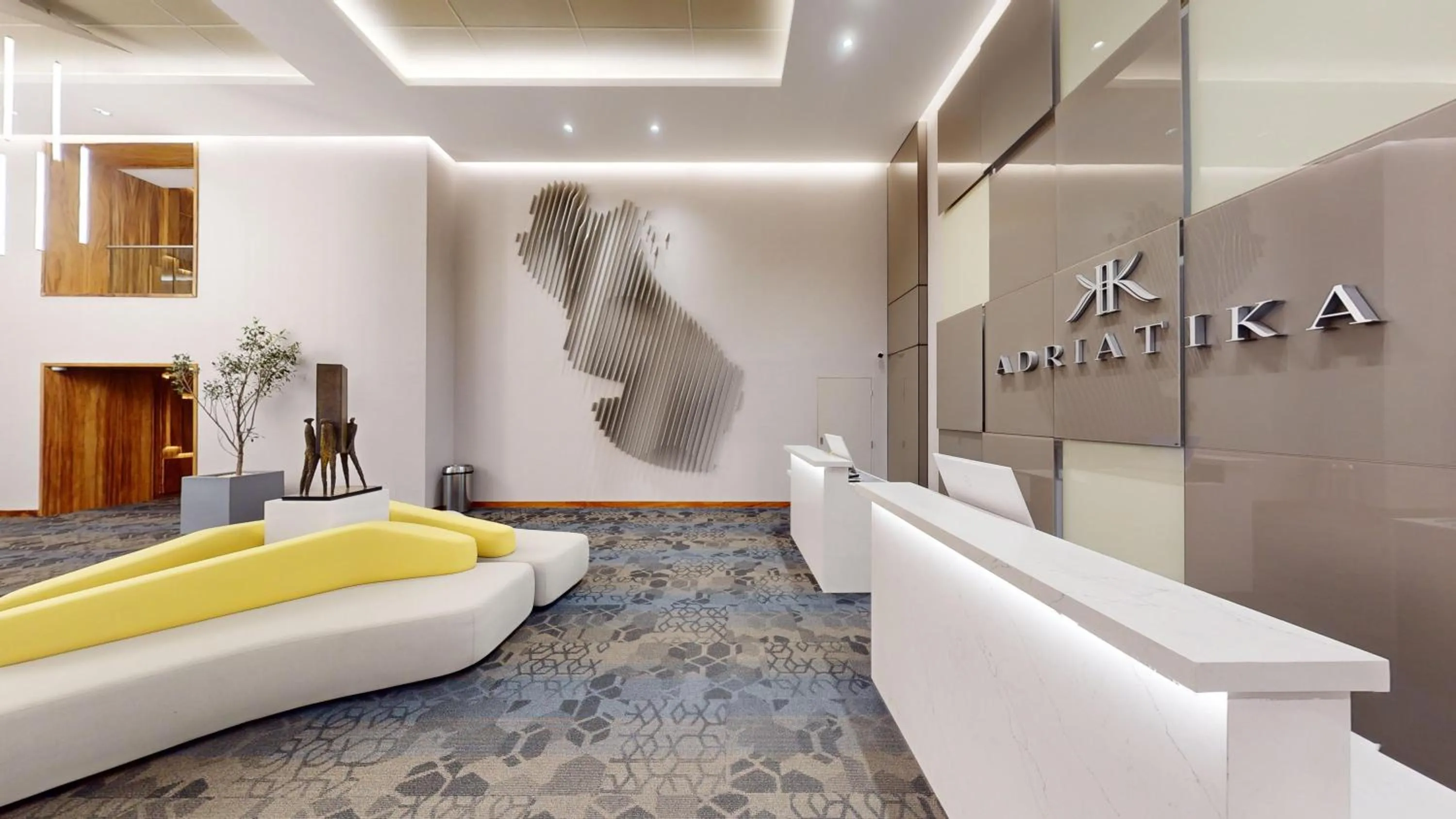 Lobby or reception in Adriatika Hotel & Residence