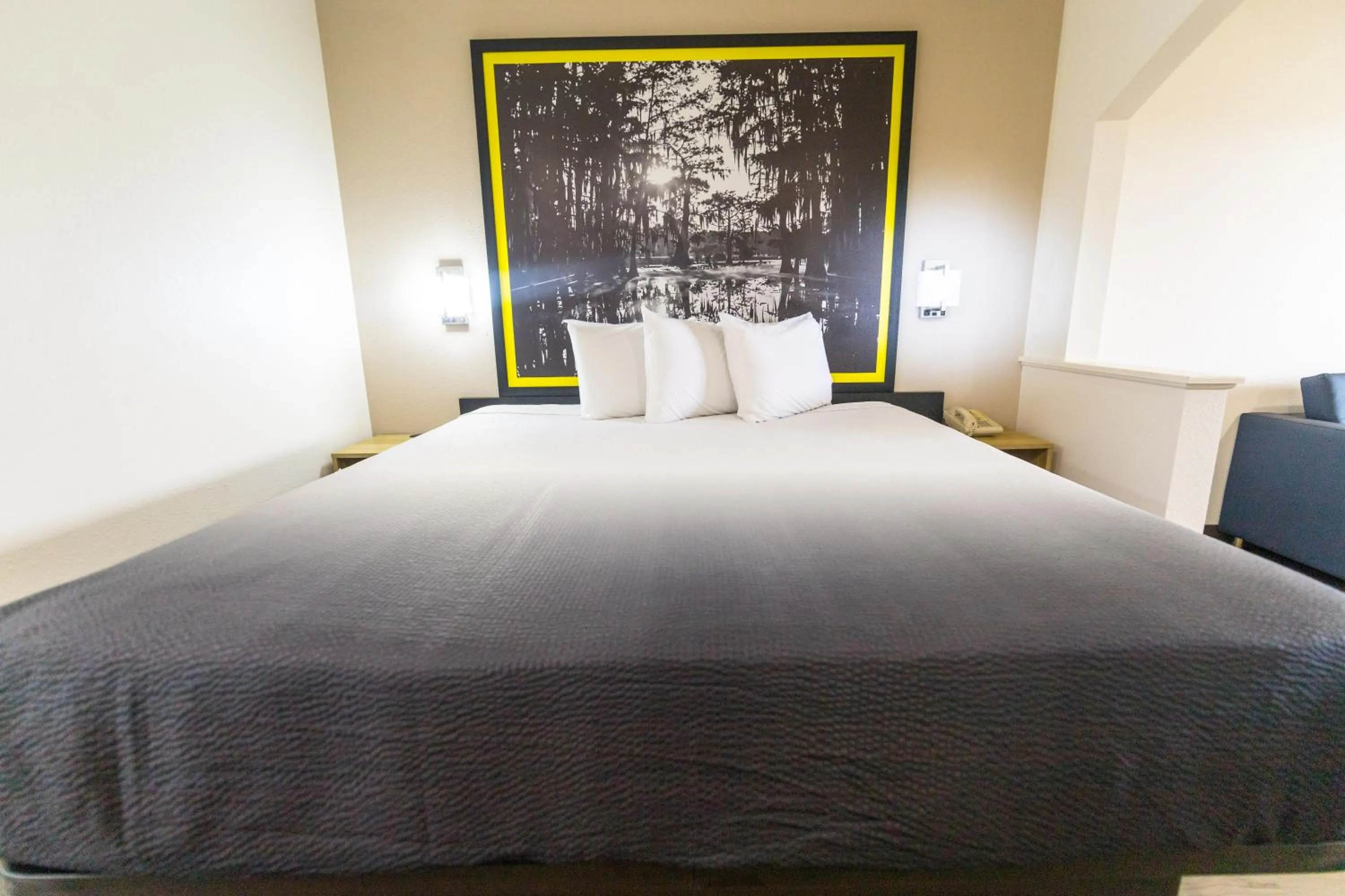 Bed in Super 8 by Wyndham Jasper TX