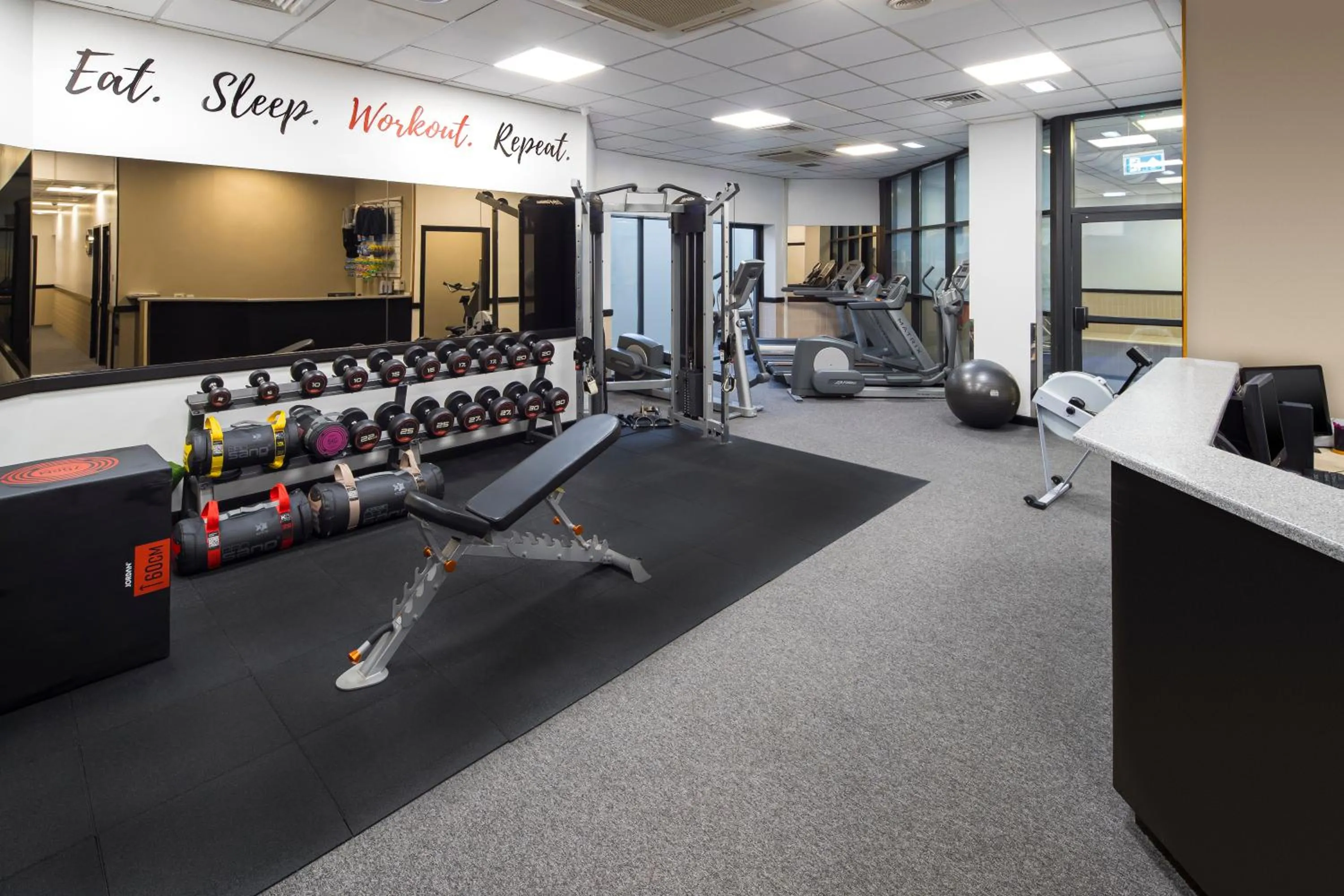 Fitness centre/facilities in Crowne Plaza Glasgow by IHG