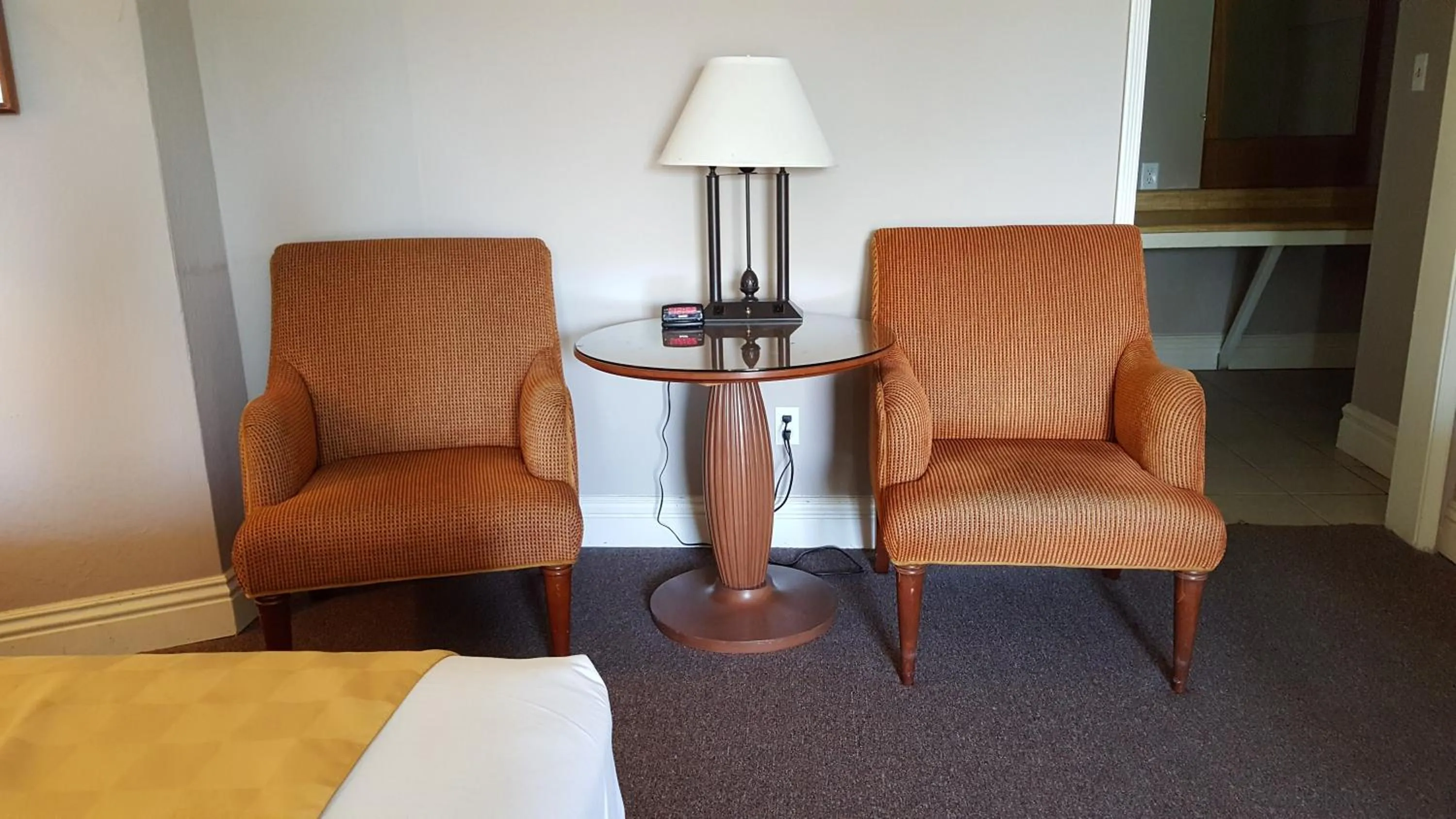 Bed in Pacific Motel