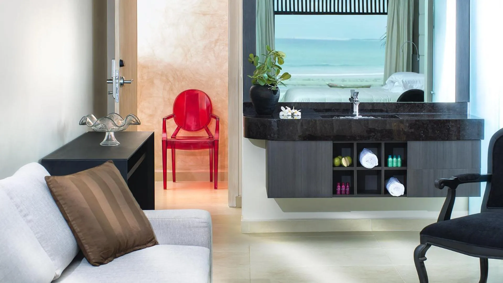 Living room in Essenza Hotel