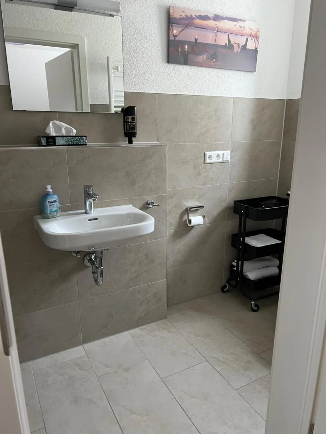 Bathroom in New Age Boardinghaus Bad Wimpfen