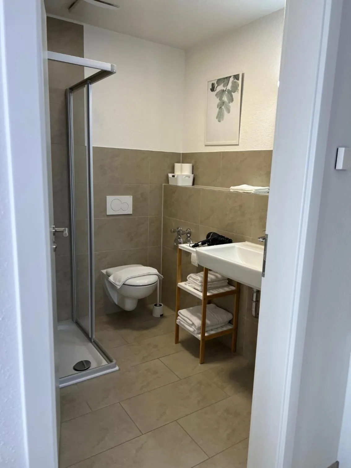 Bathroom in New Age Boardinghaus Bad Wimpfen