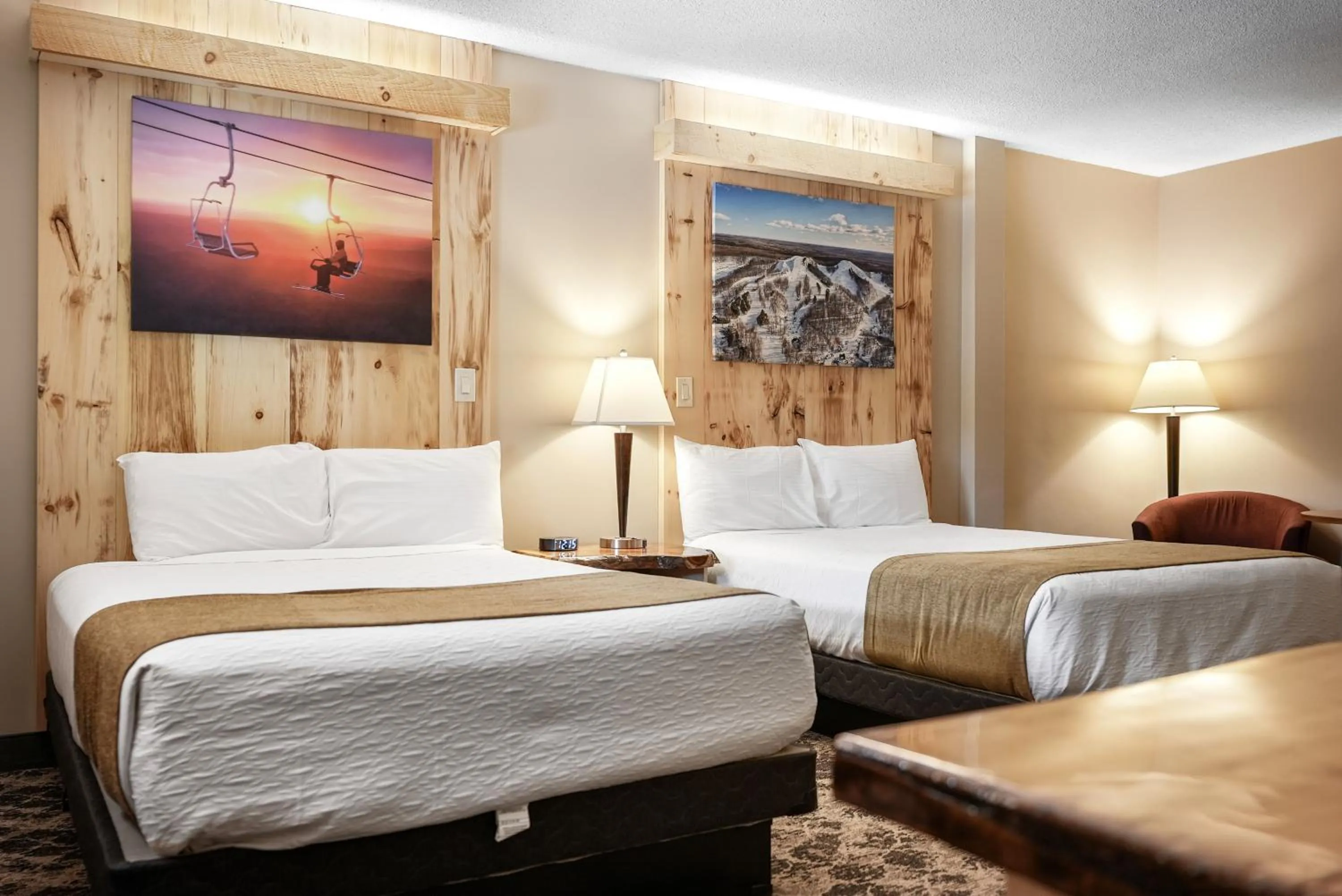Bed in Caberfae Peaks Ski & Golf Resort