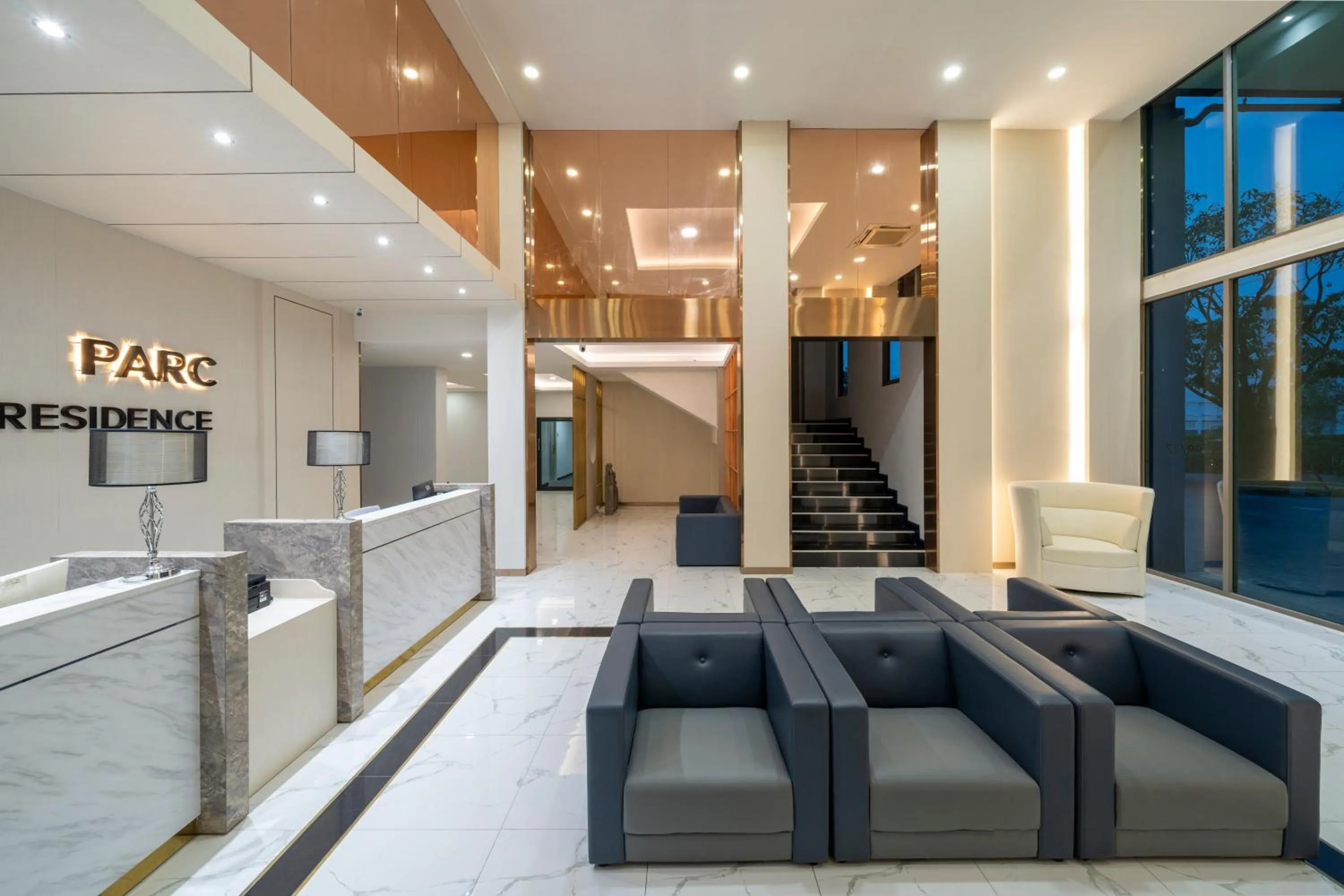 Lobby or reception in The Parc Bangna