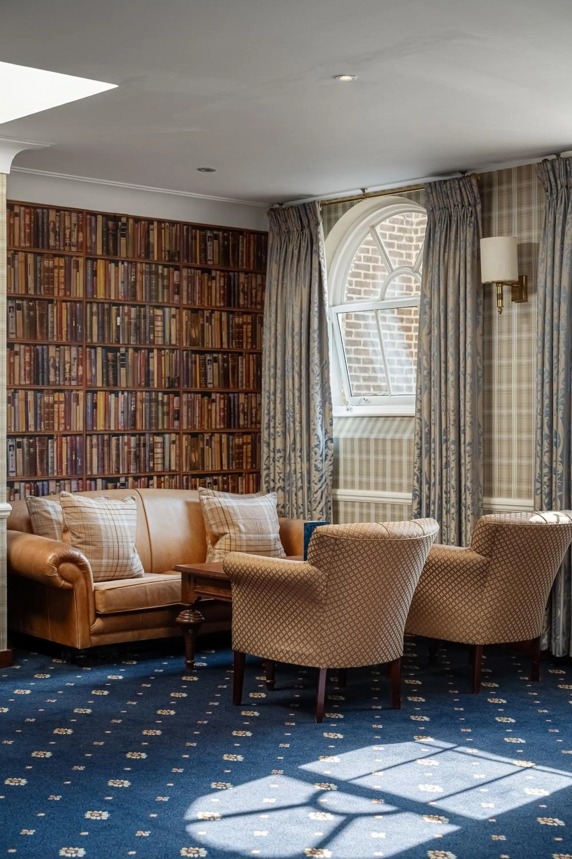 Seating area in The Clarendon Hotel