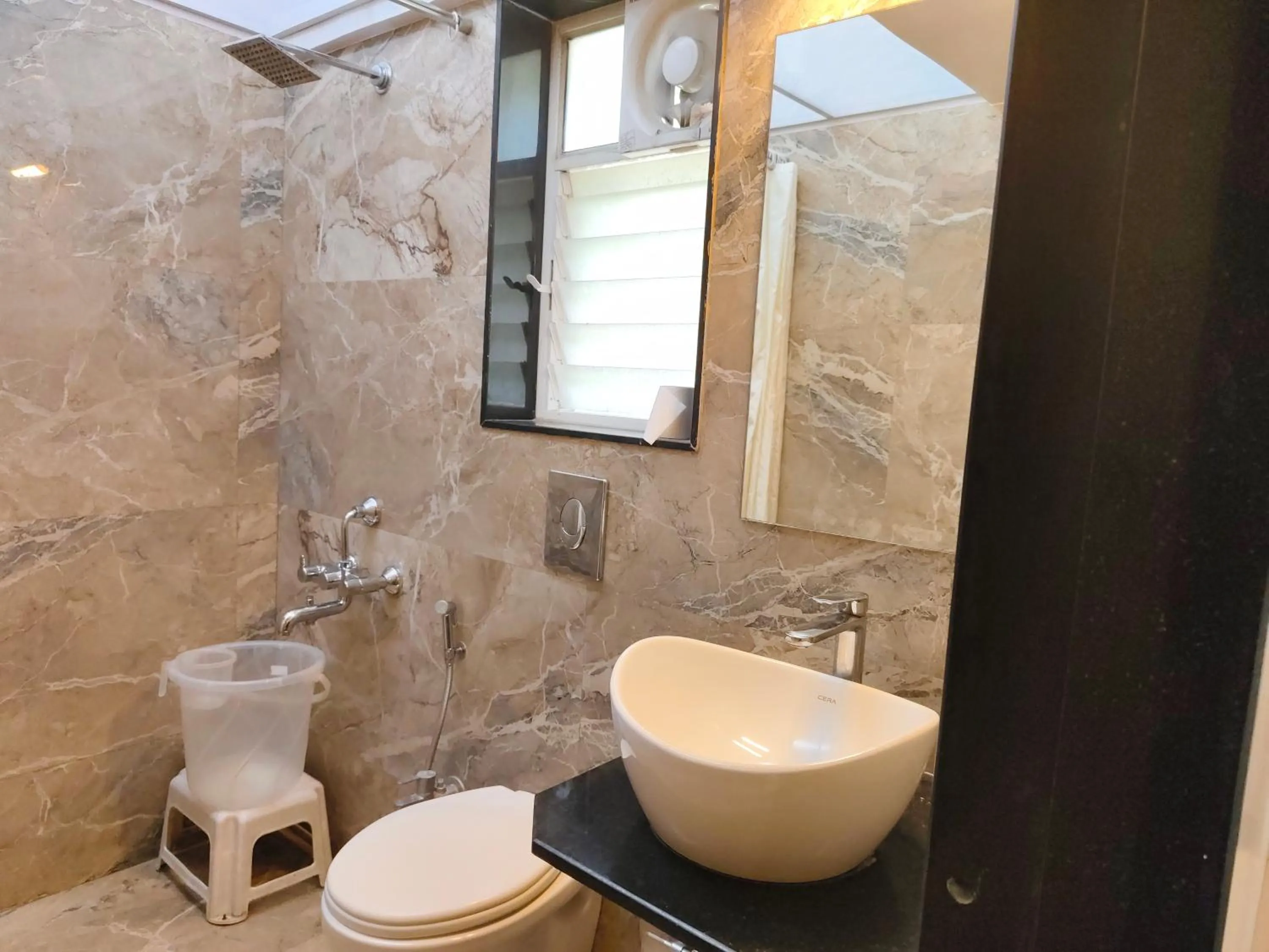 Bathroom in Hotel Shreyas