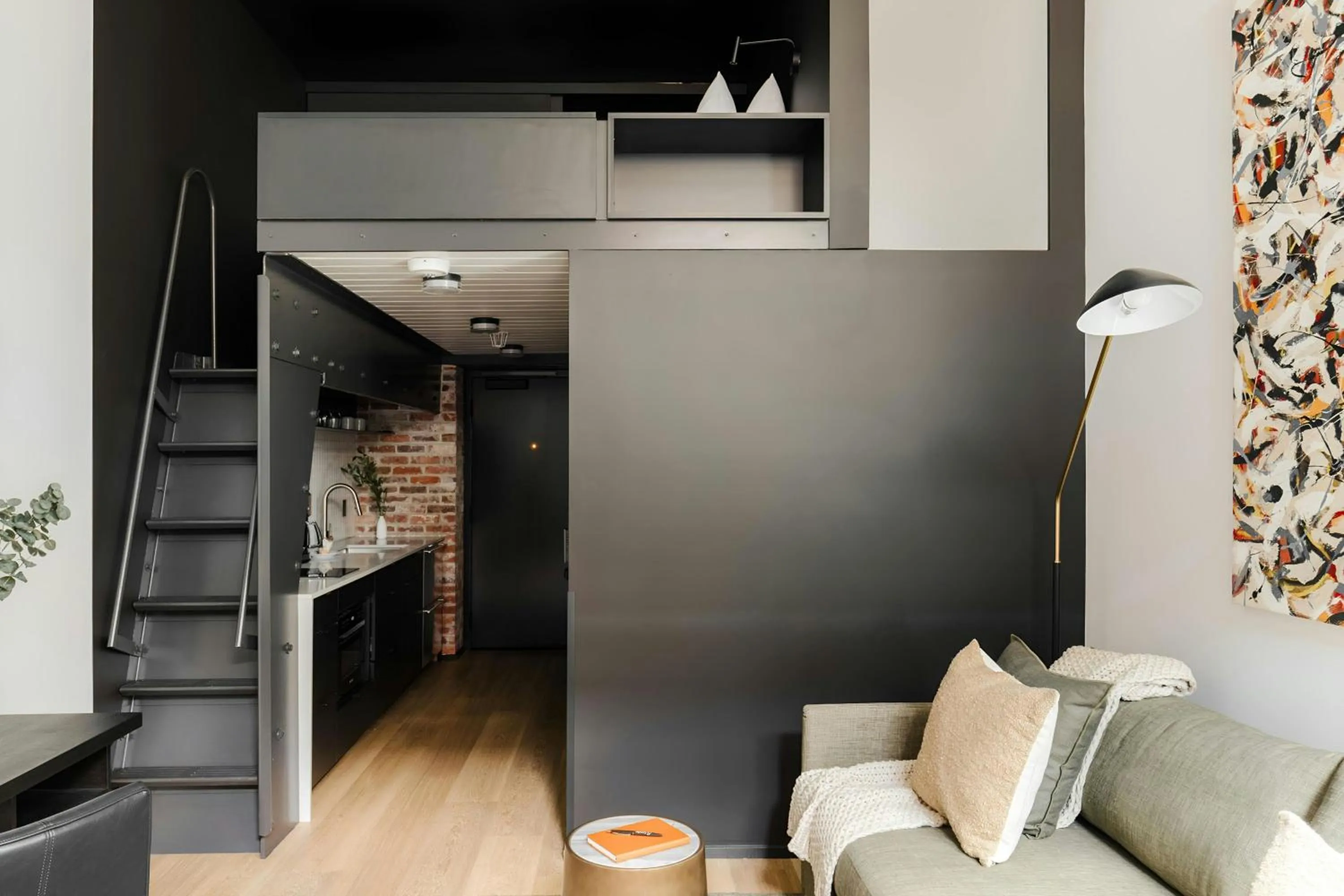 Photo of the whole room in Sonder by Marriott Bonvoy RailSpur Apartments Pioneer Square