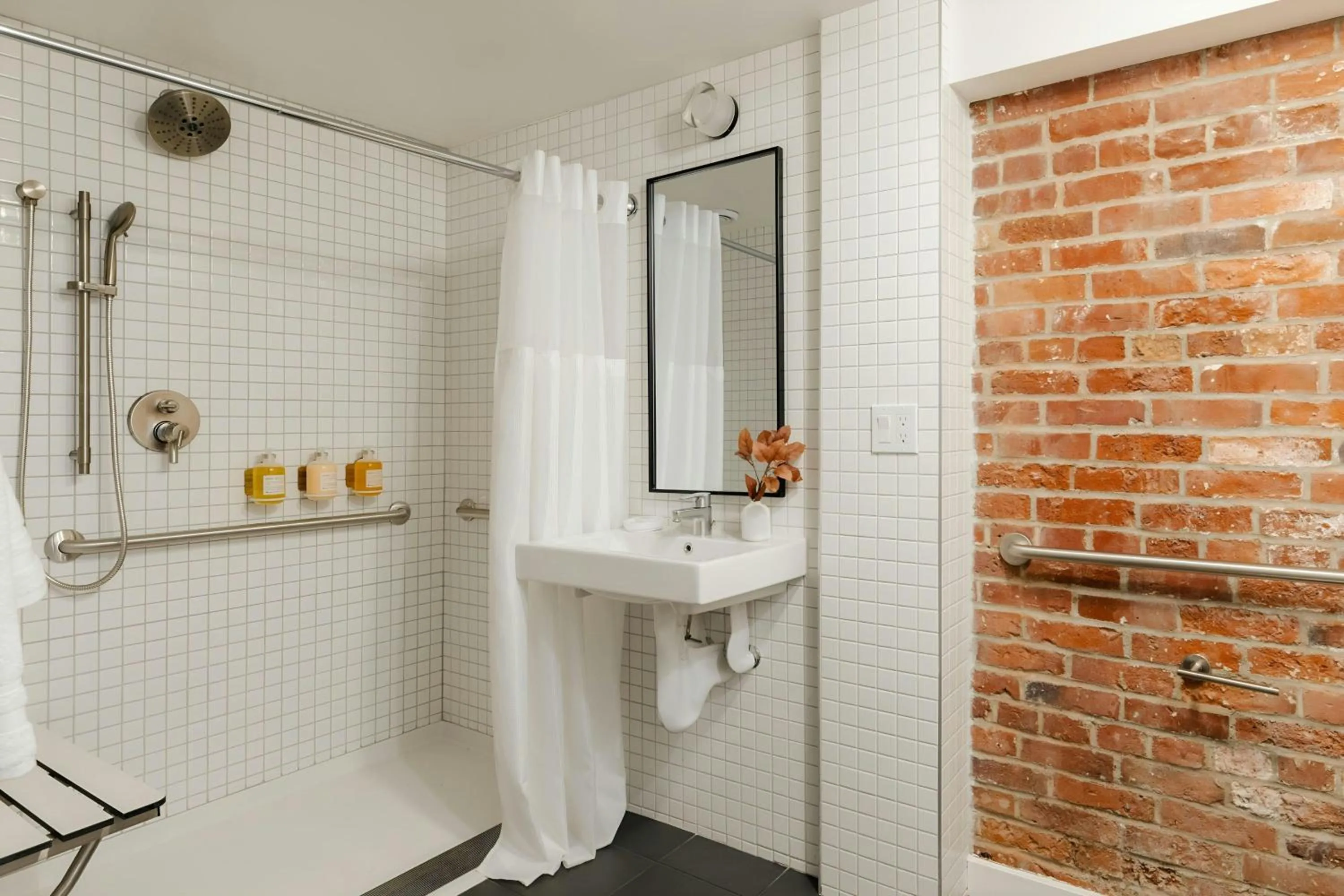 Bathroom in Sonder by Marriott Bonvoy RailSpur Apartments Pioneer Square