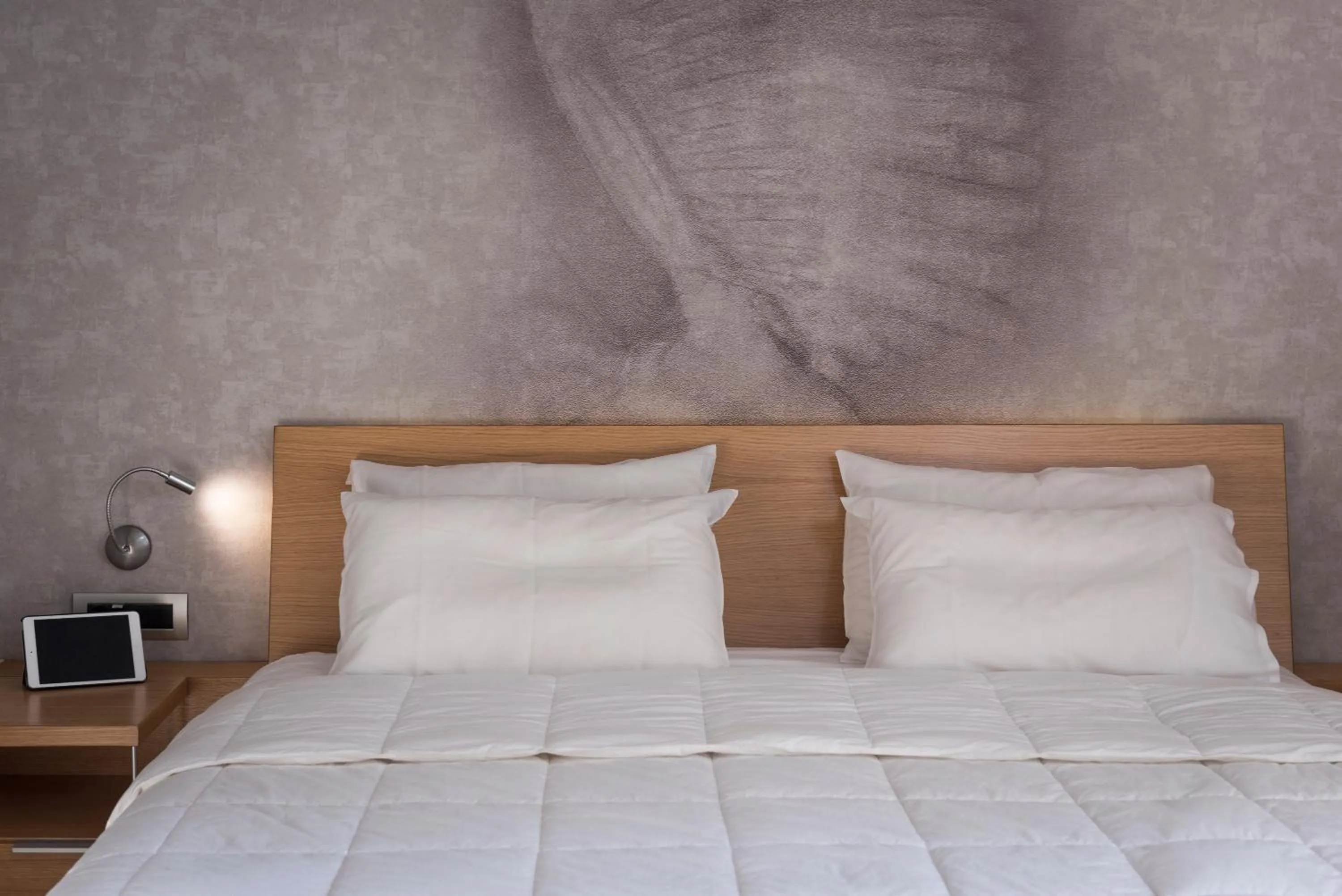 Decorative detail, Bed in Icarus Hotel