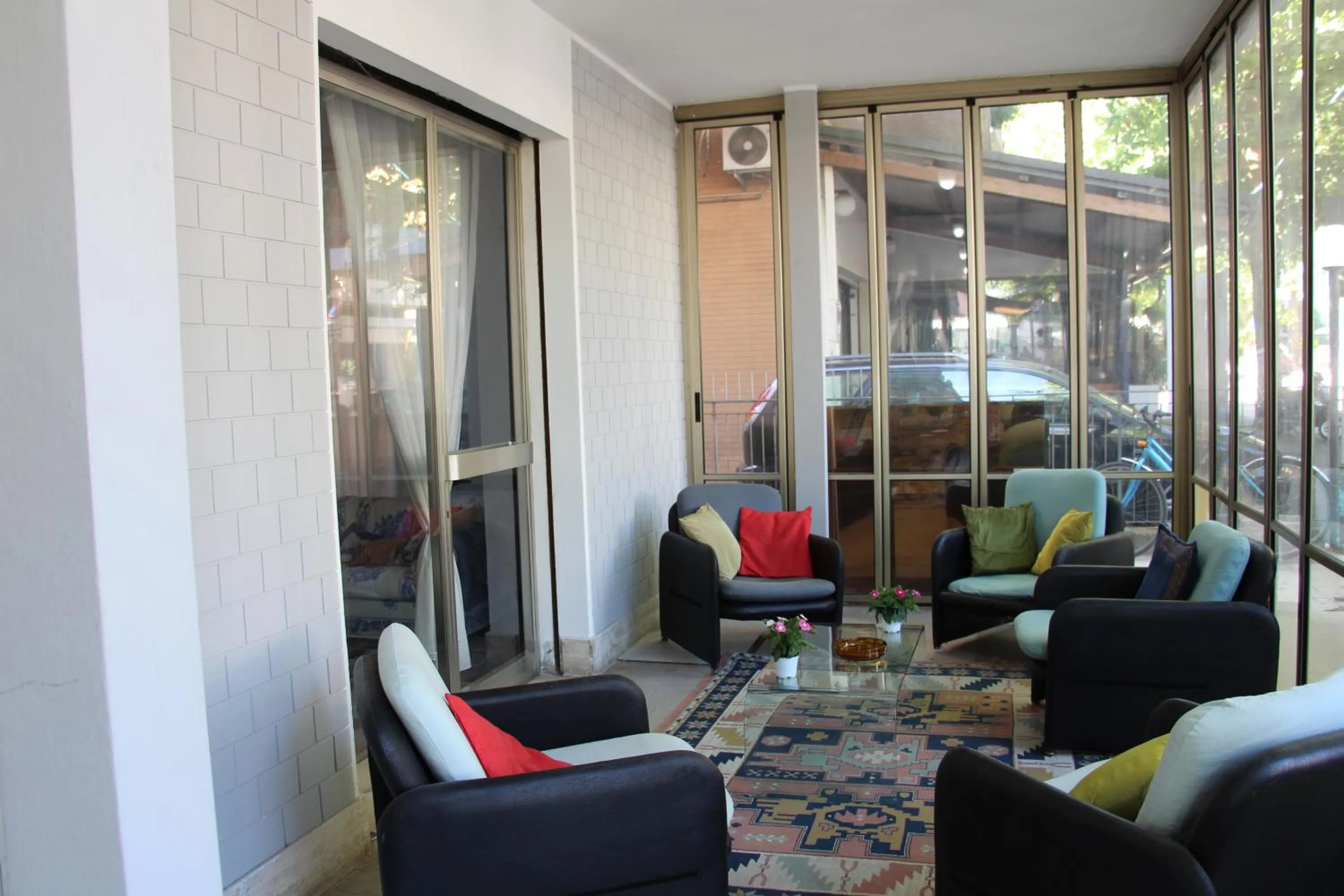 Seating area in Martina's Hotel