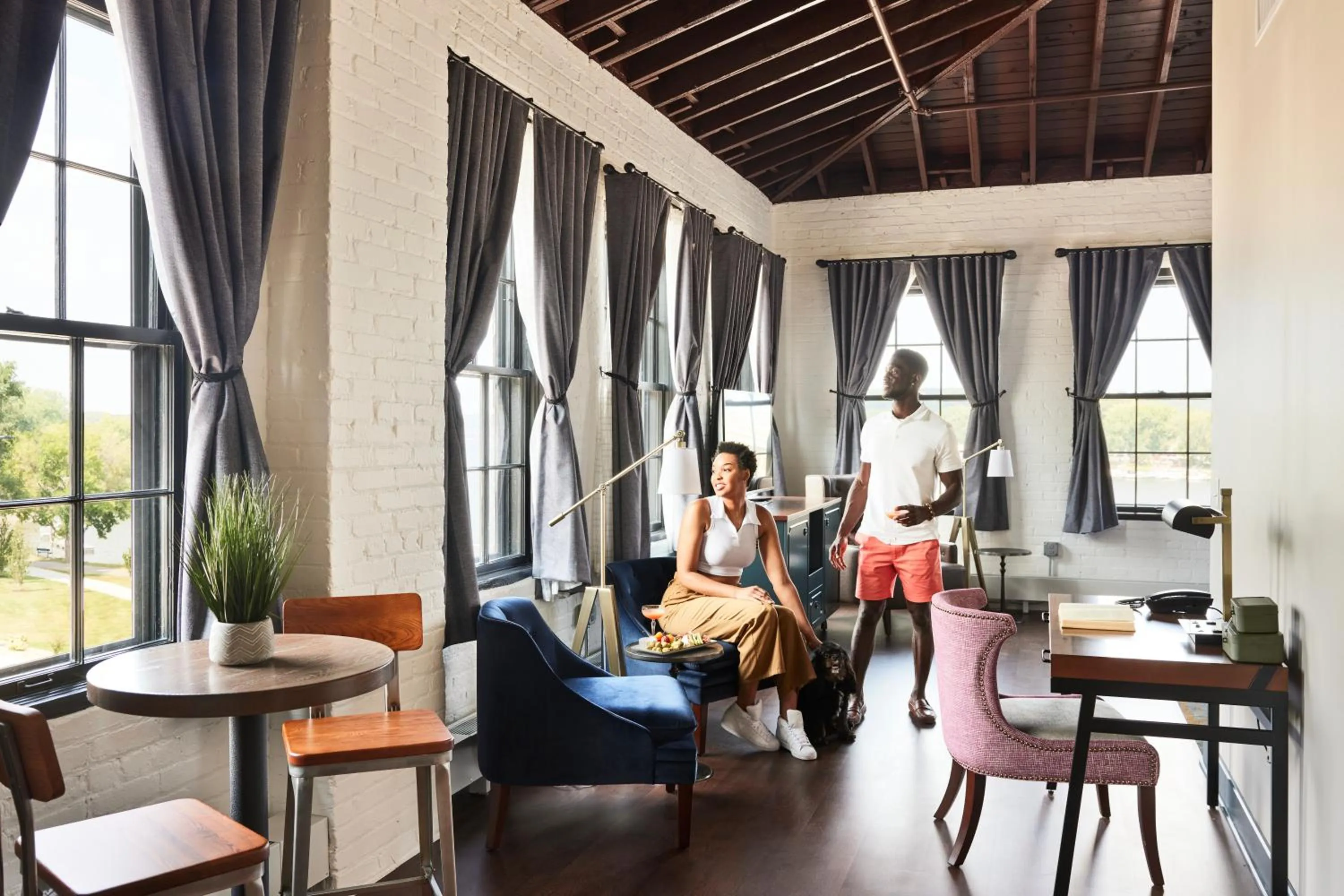 People in The Confluence Hotel