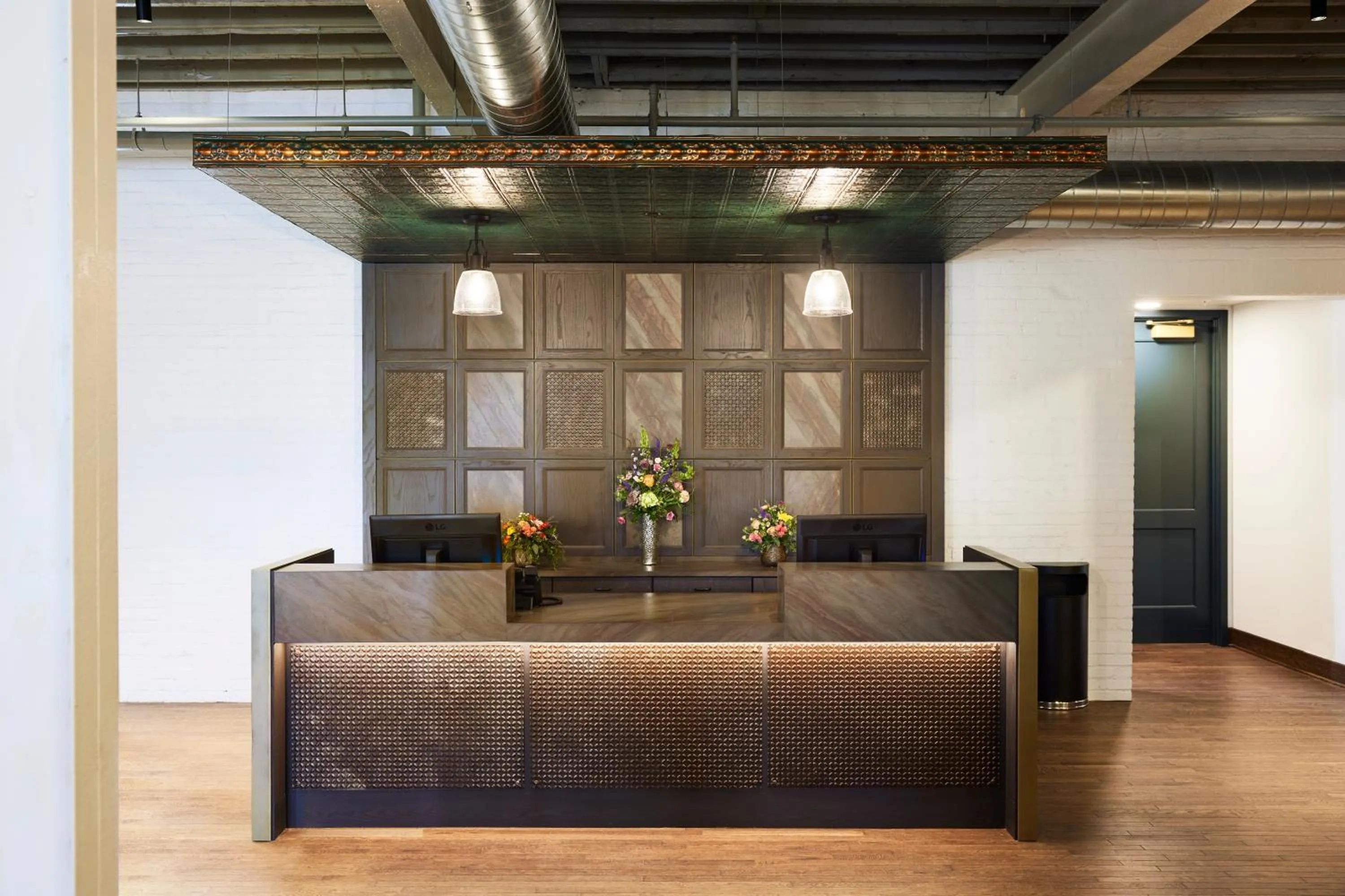Lobby or reception in The Confluence Hotel