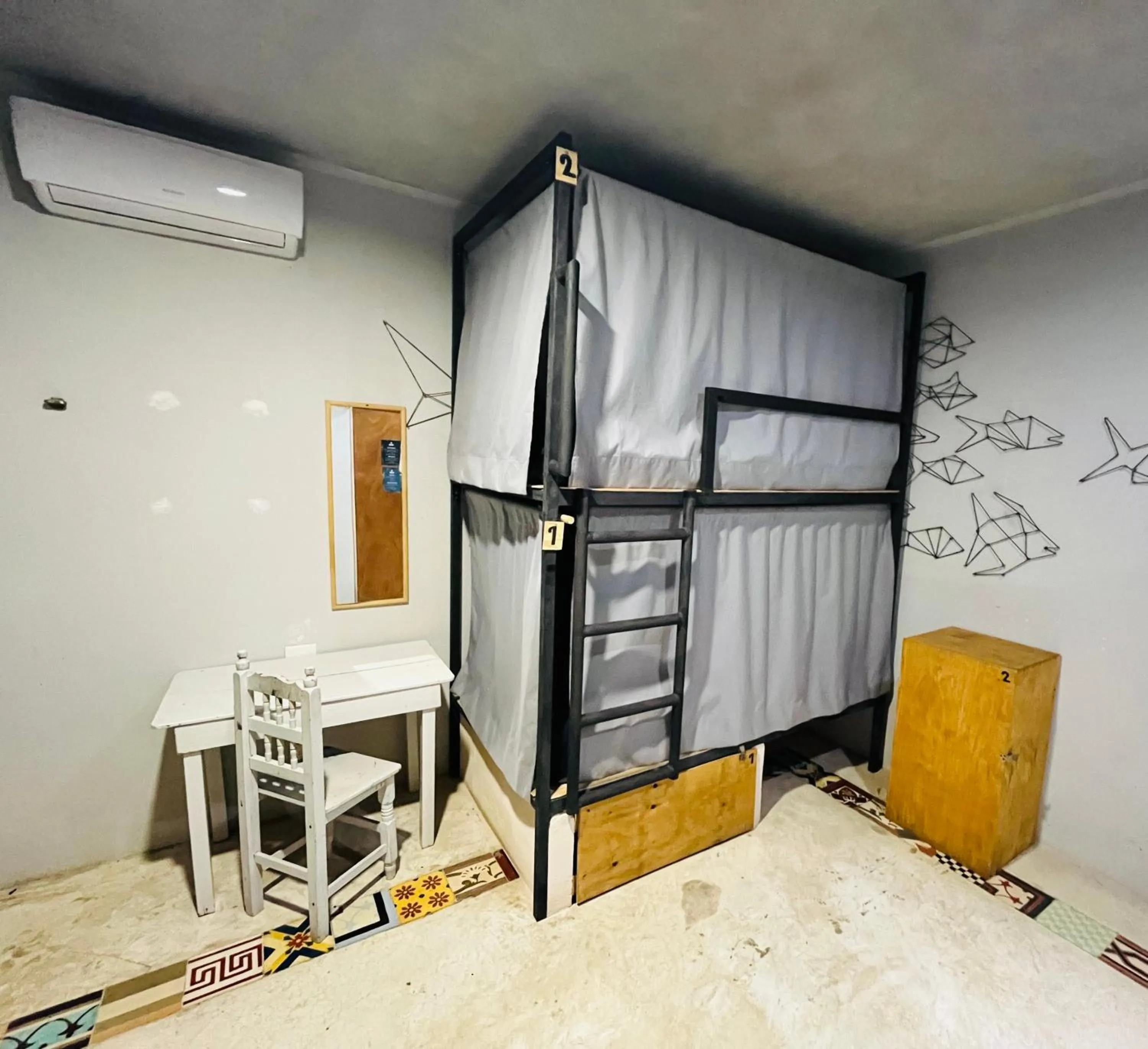 Bedroom, Bed in Maui Hostels Tulum