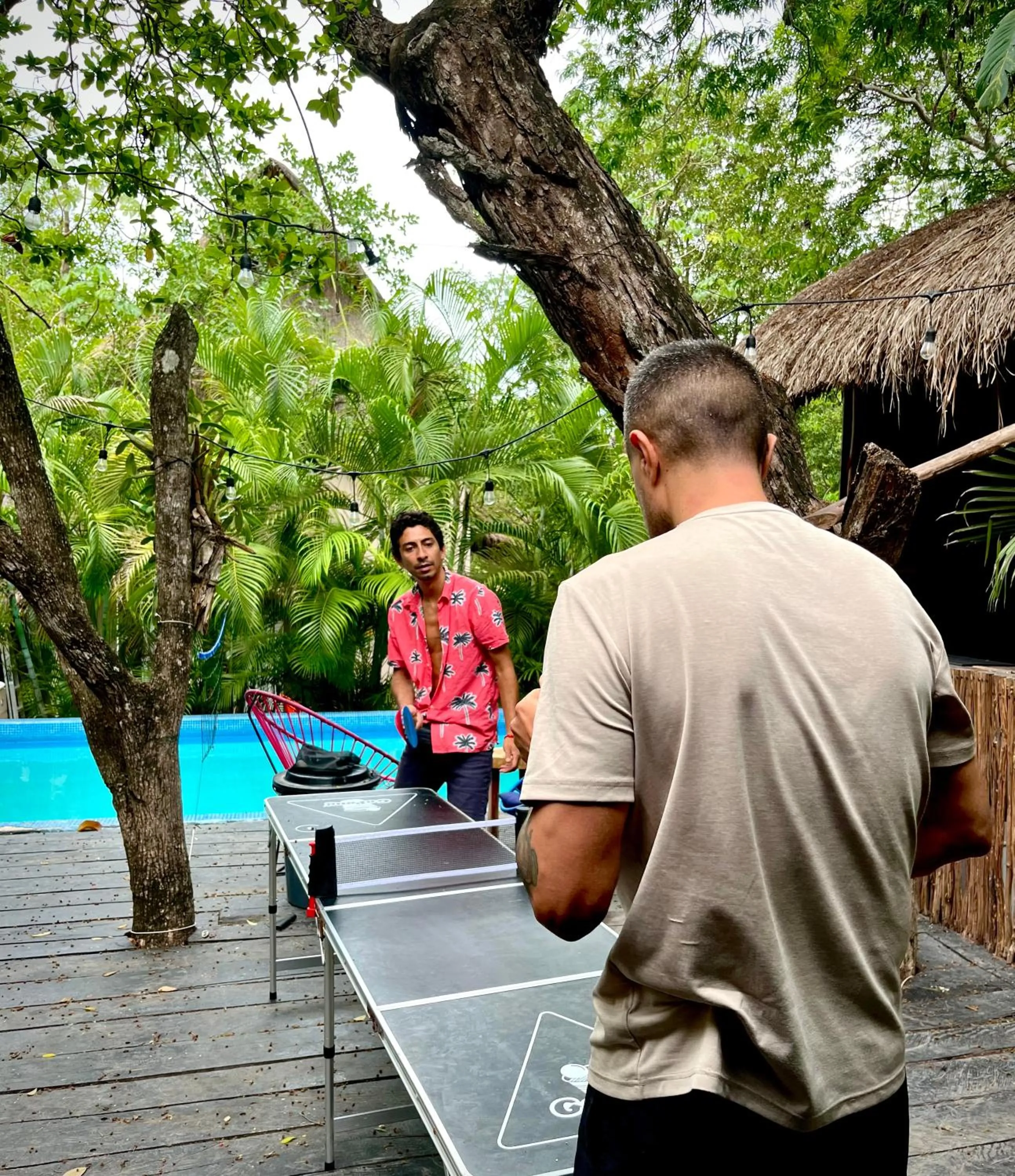 Patio in Maui Hostels Tulum