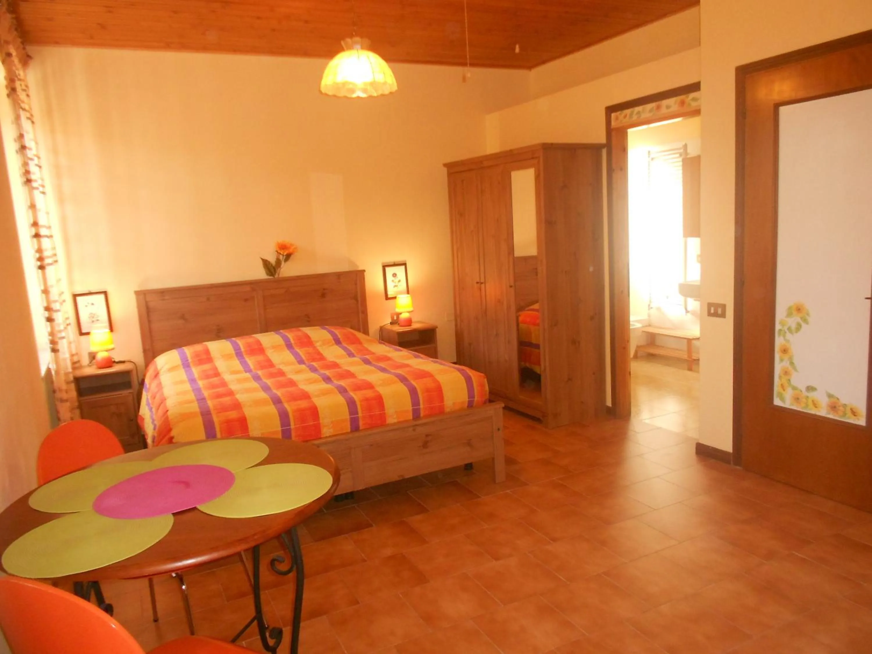 Bed in I Vigneti Bed & Breakfast