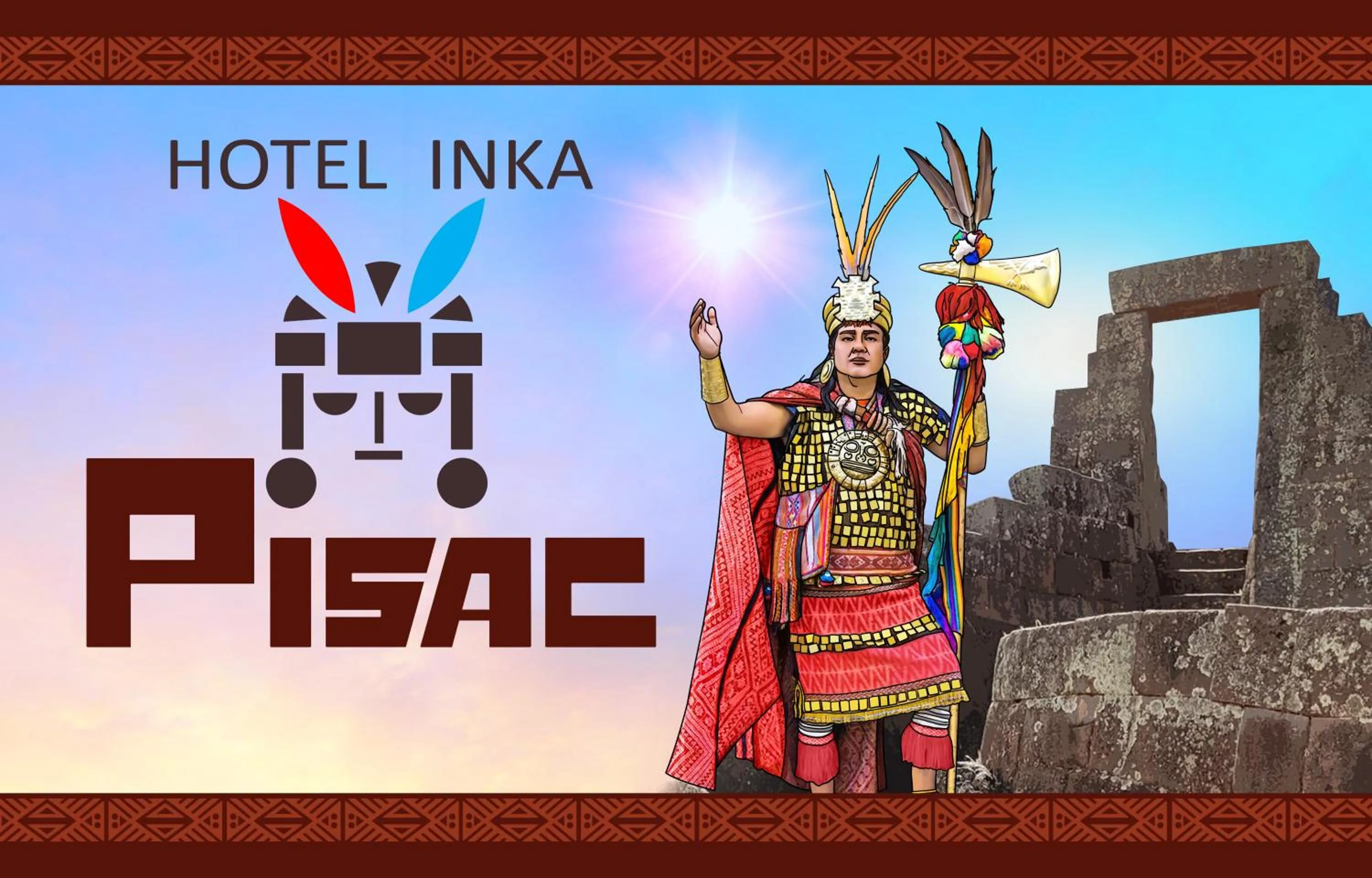 Logo/Certificate/Sign in Hotel Inka Pisac