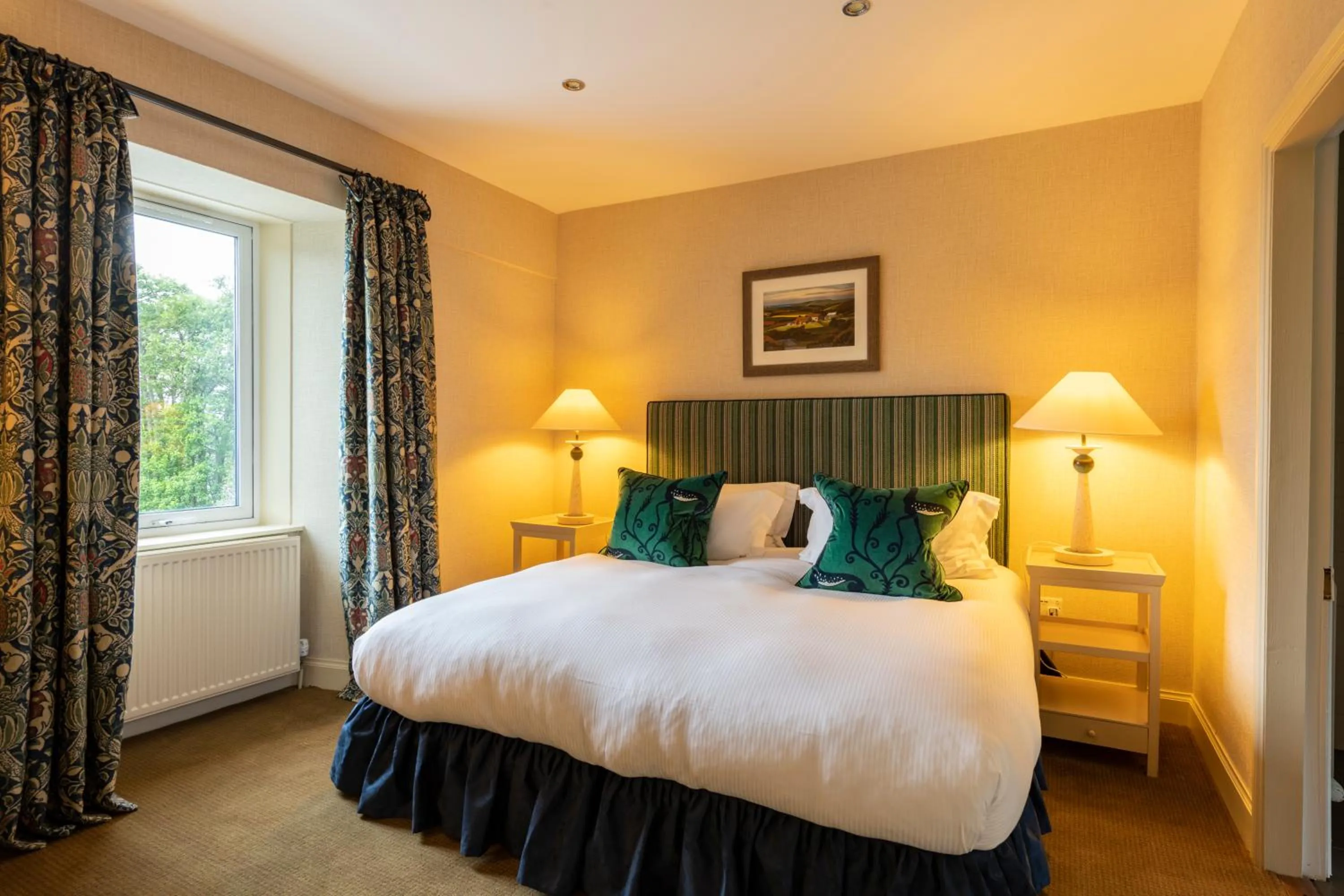 Bed in Isle of Eriska Hotel Spa & Island