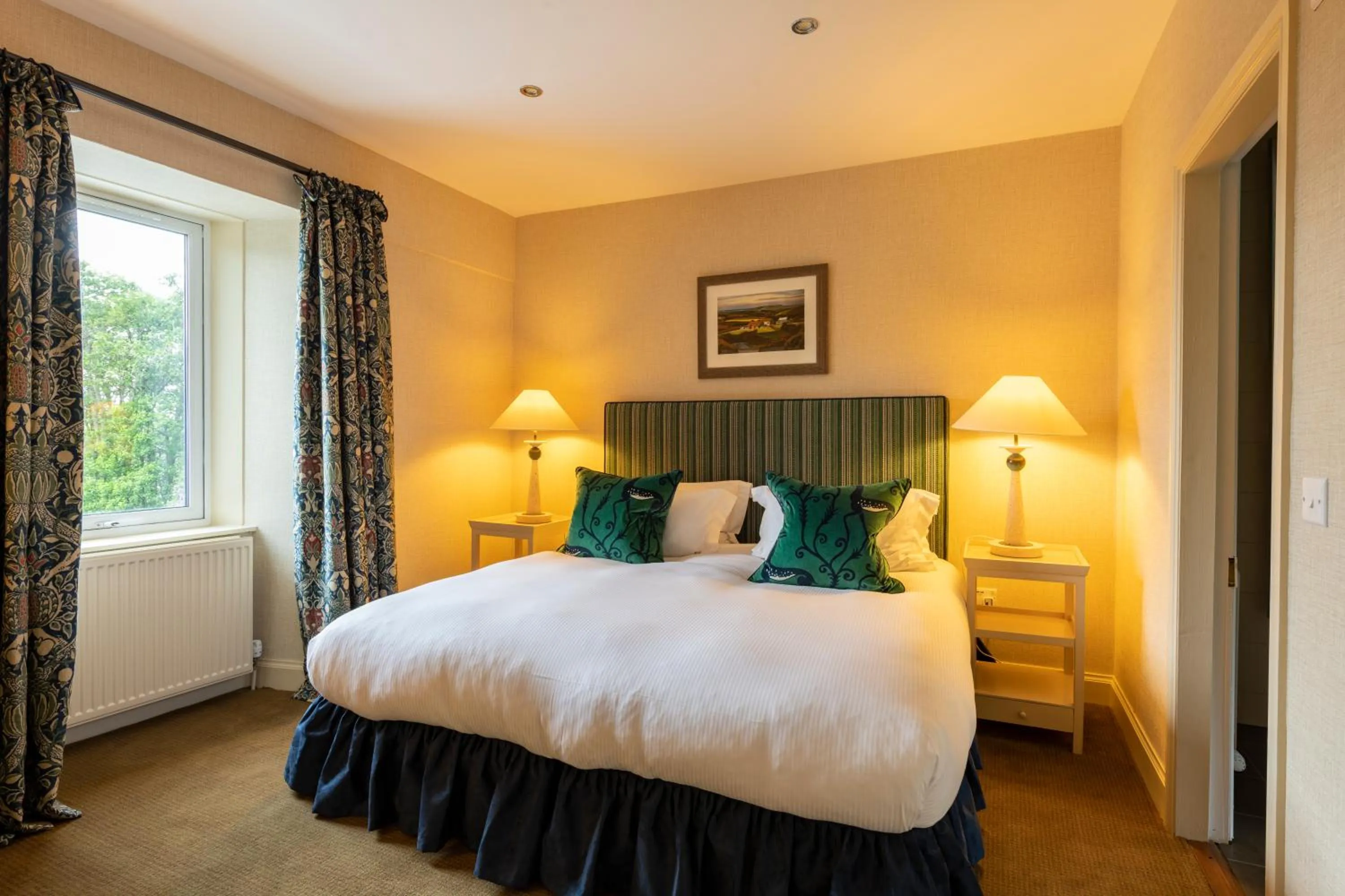 Bed in Isle of Eriska Hotel Spa & Island