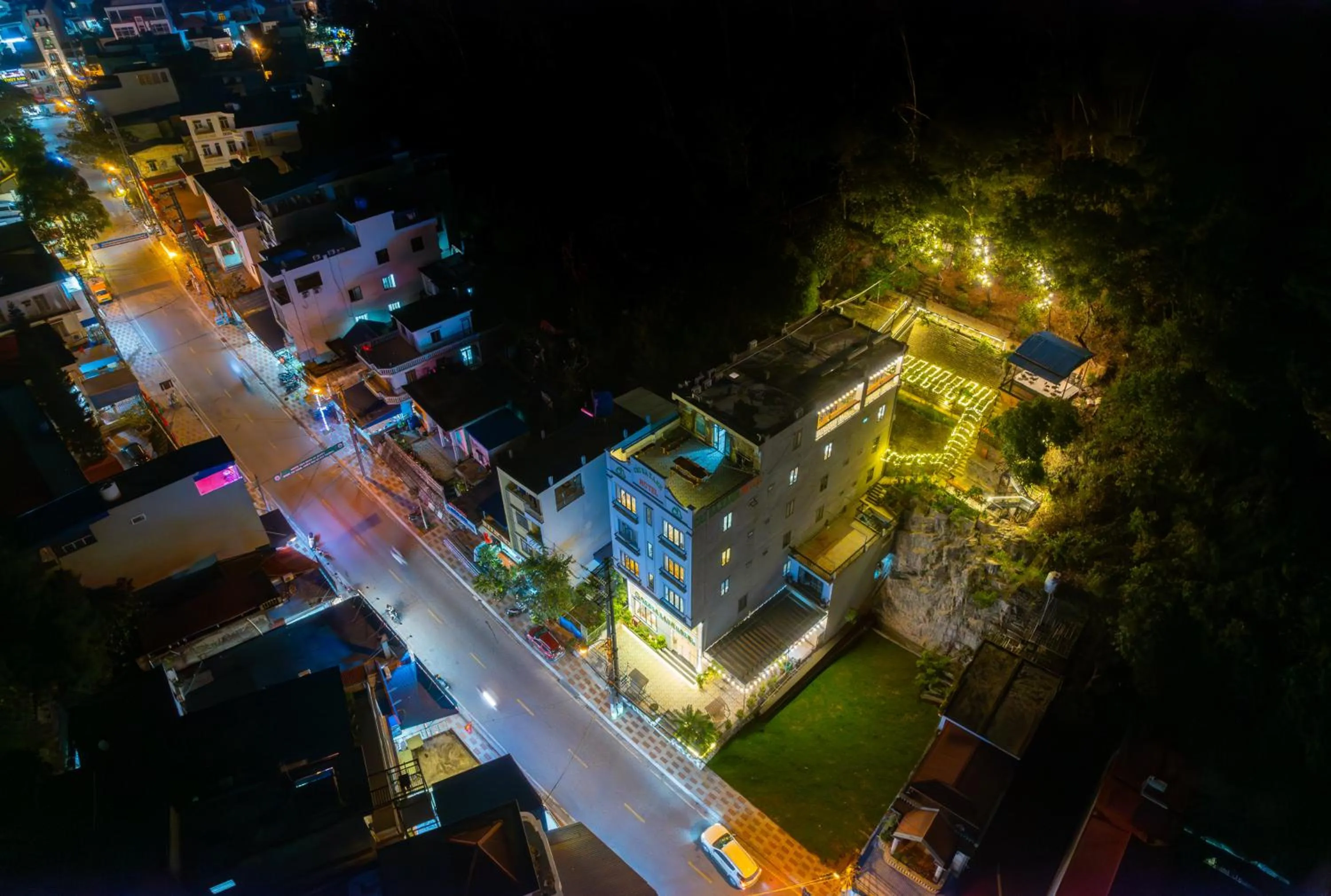 Bird's eye view in Cat Ba Xanh Spring Garden Hotel