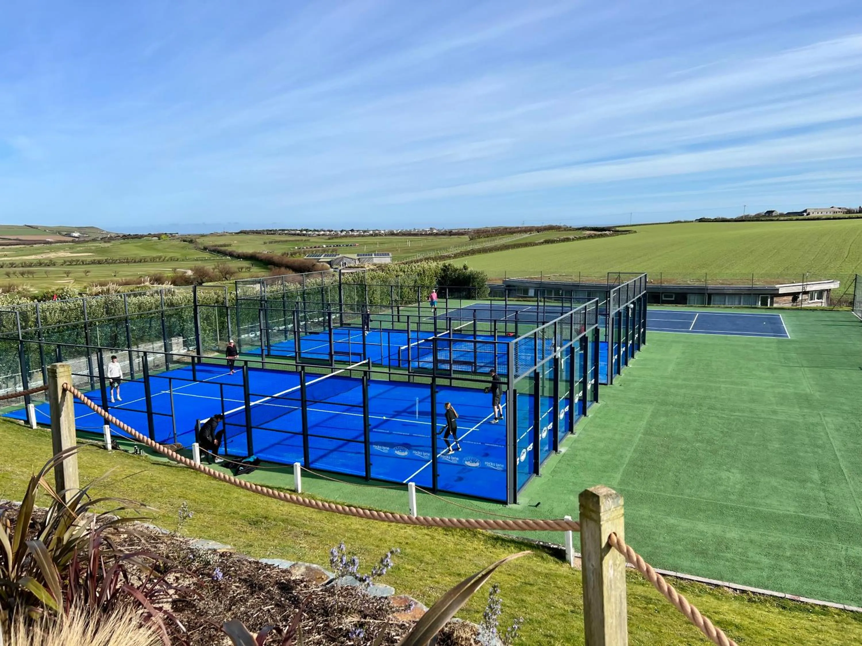 Tennis court in Trevose Golf and Country Club