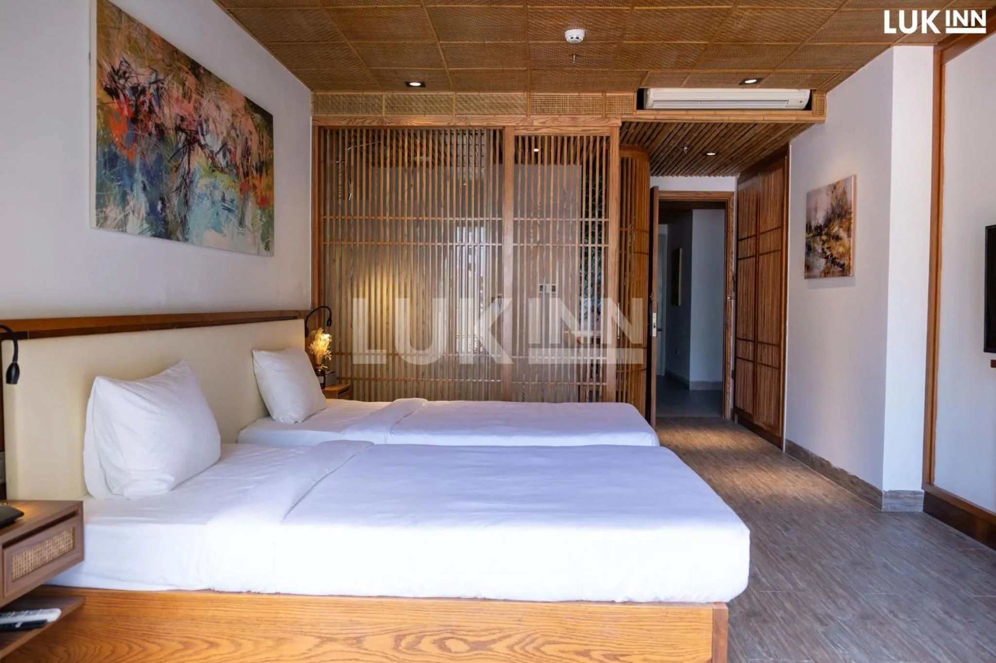 Bed in LUK Inn Hotel - An Thượng, Đà Nẵng