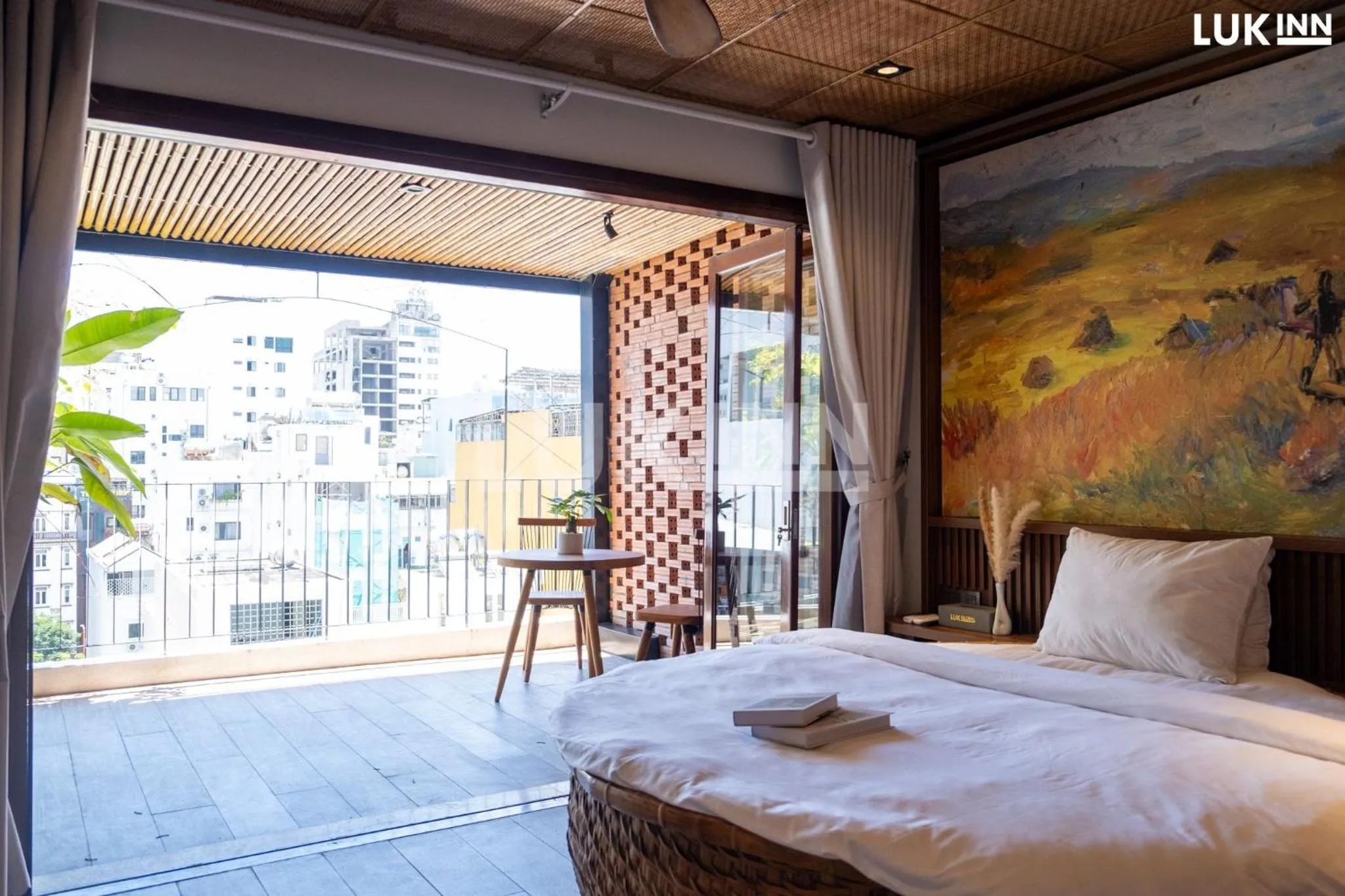 Bed in LUK Inn Hotel - An Thượng, Đà Nẵng