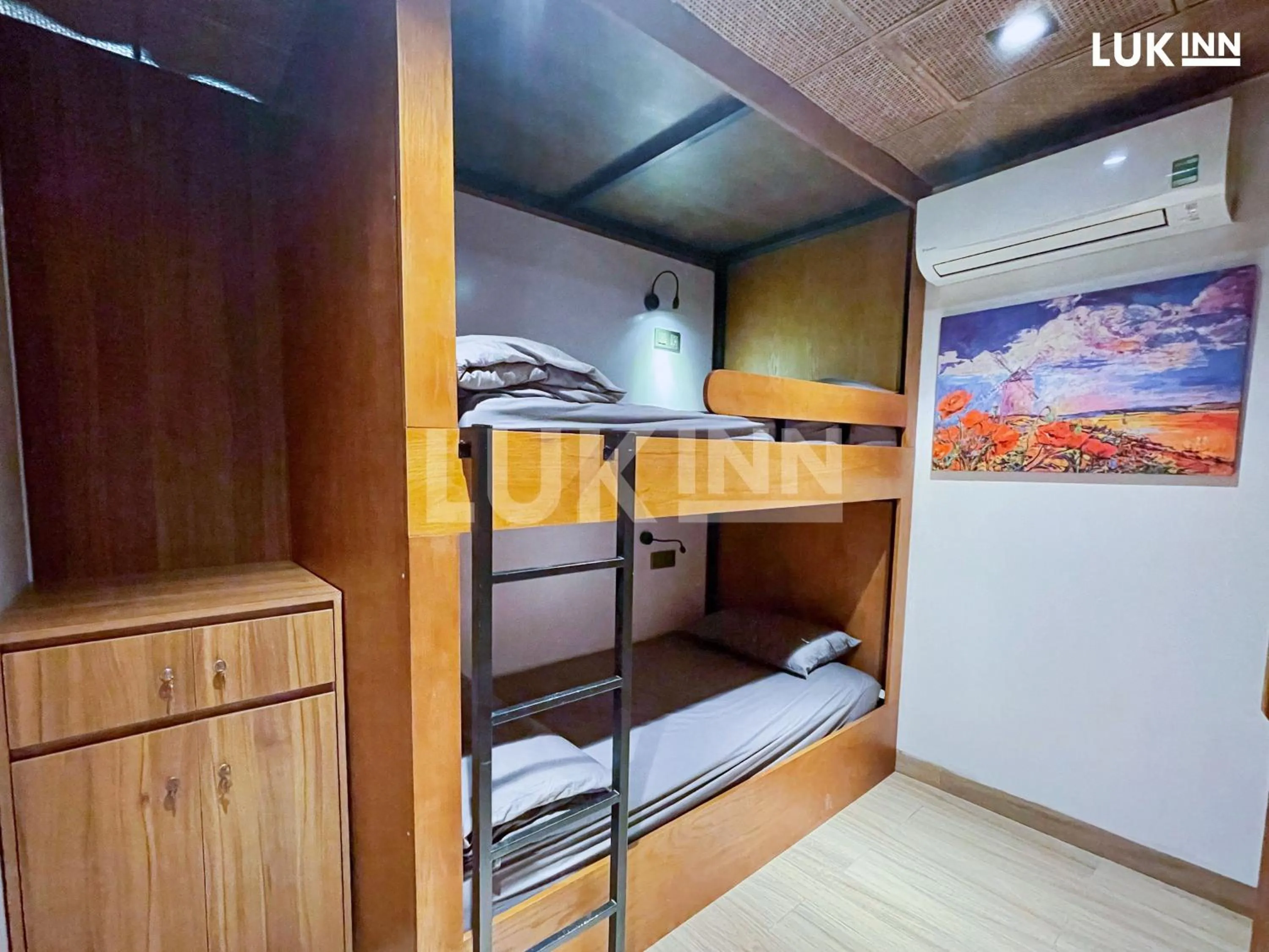 Bed in LUK Inn Hotel - An Thuong, Da Nang