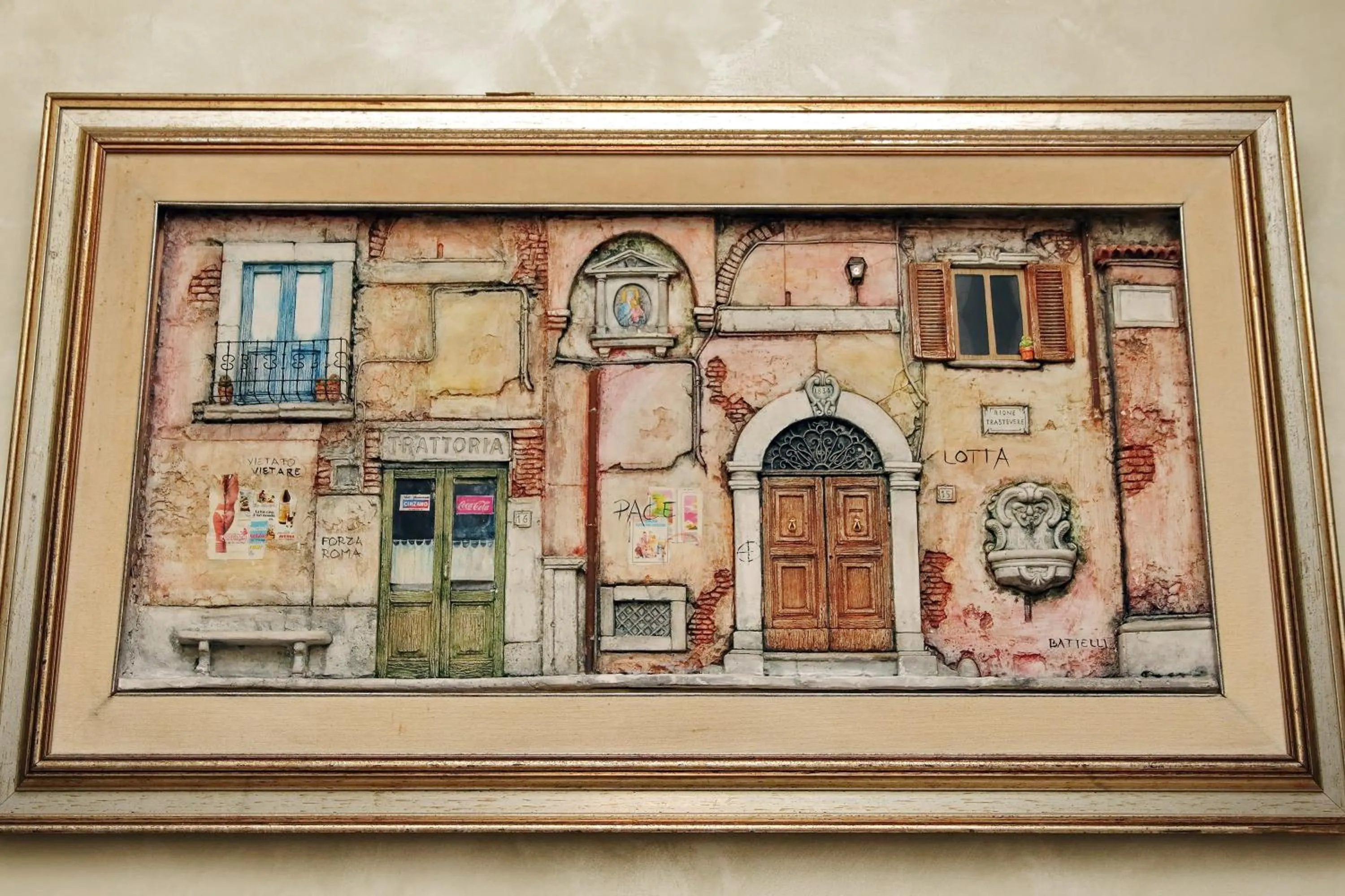 Decorative detail in Domus Gallo Guest House