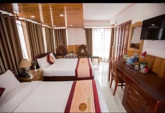 Bed in Gold Dream Hotel