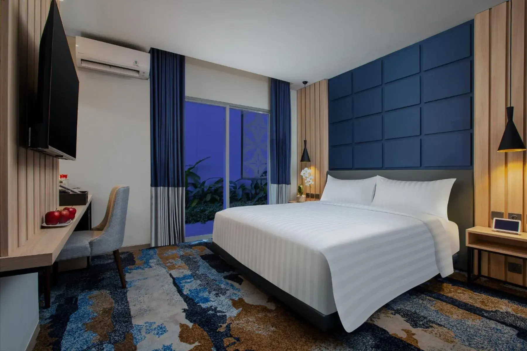 Deluxe Double or Twin Room with Pool Access in Aston Pekalongan Syariah Hotel & Conference Center Deluxe Double or Twin Room with Pool Access in Aston Pekalongan Syariah Hotel & Conference Center