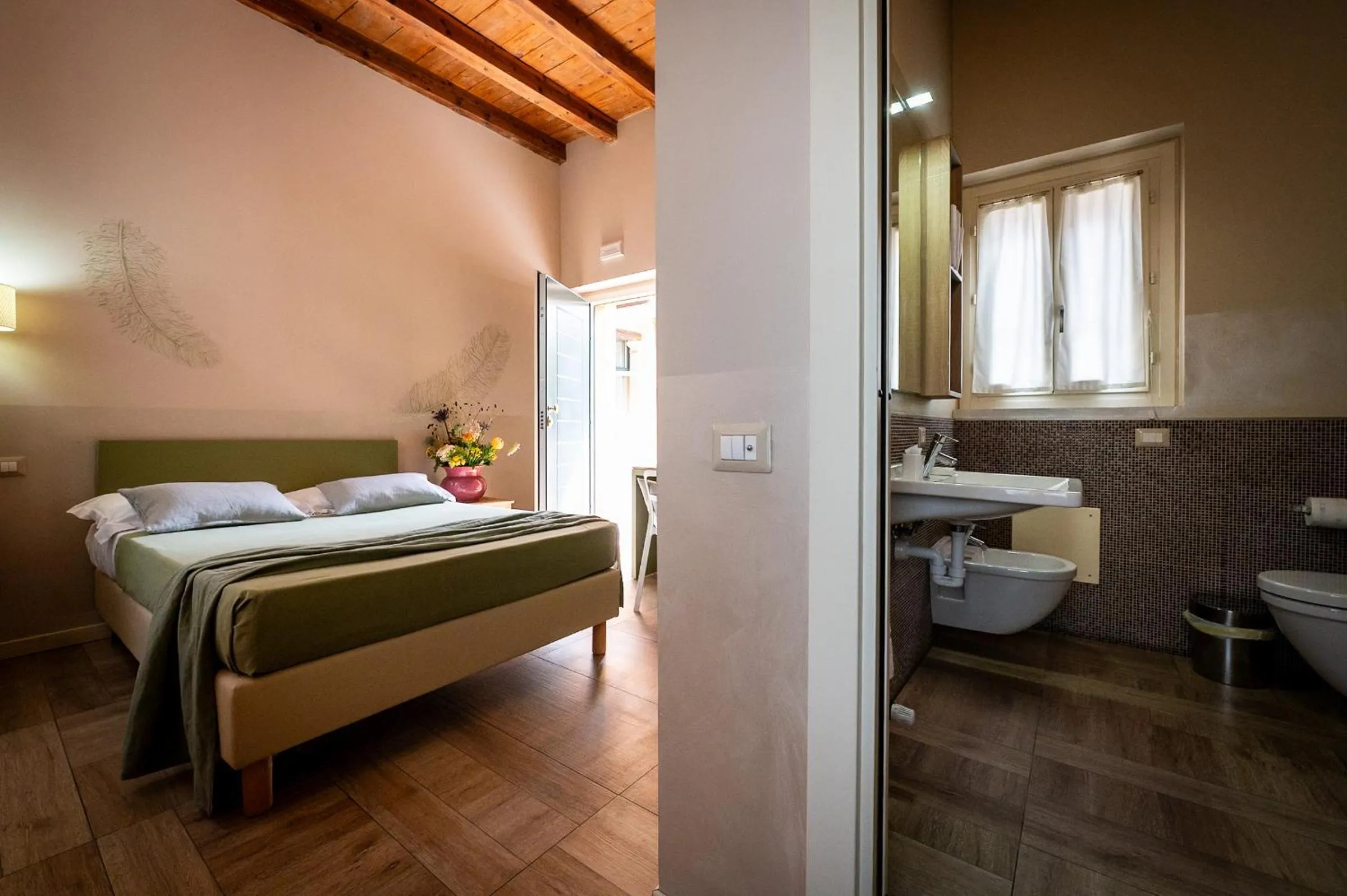 Bed in Agriturismo La Galizia