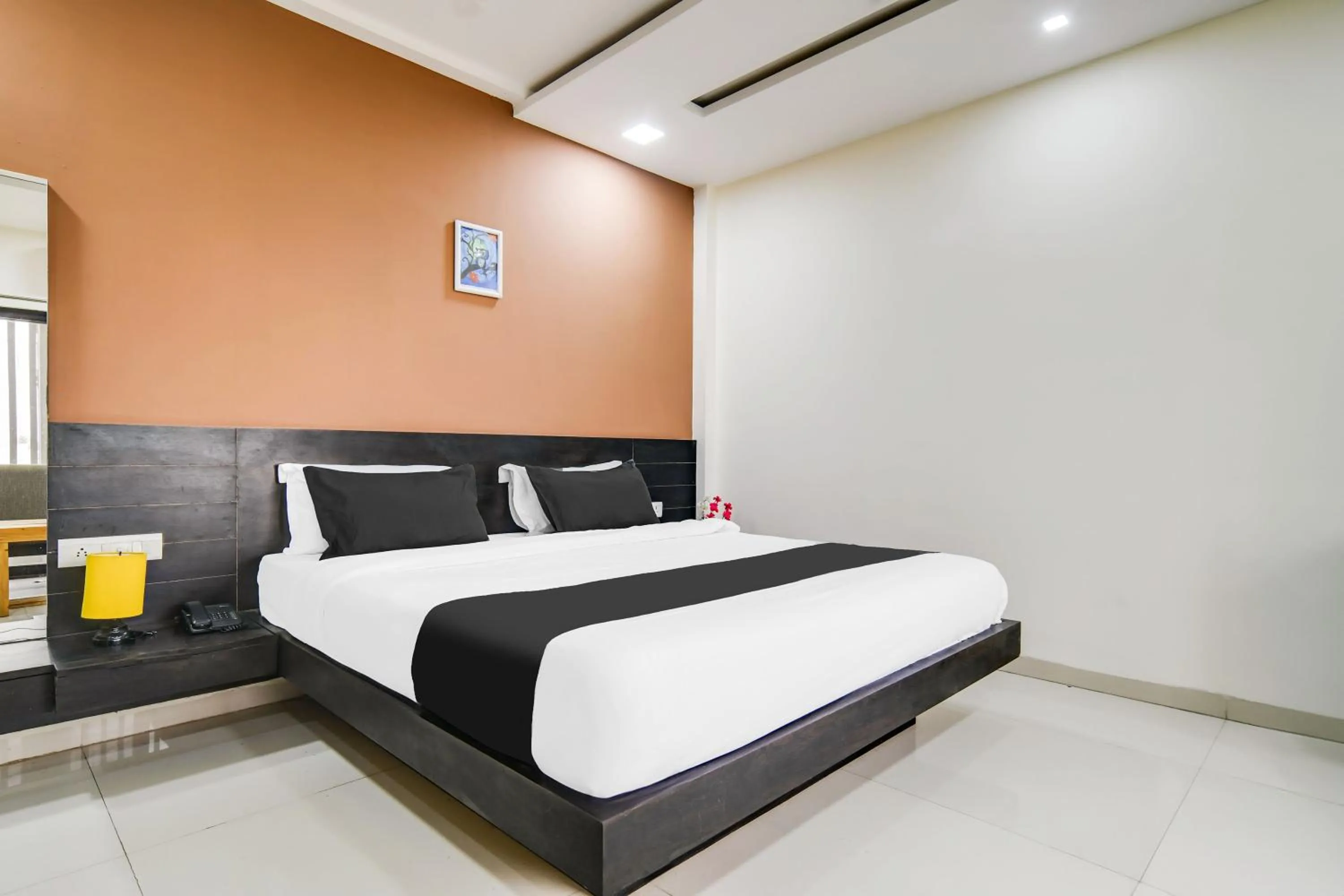 Bedroom, Bed in Super Collection O Indore Near Omax City 1