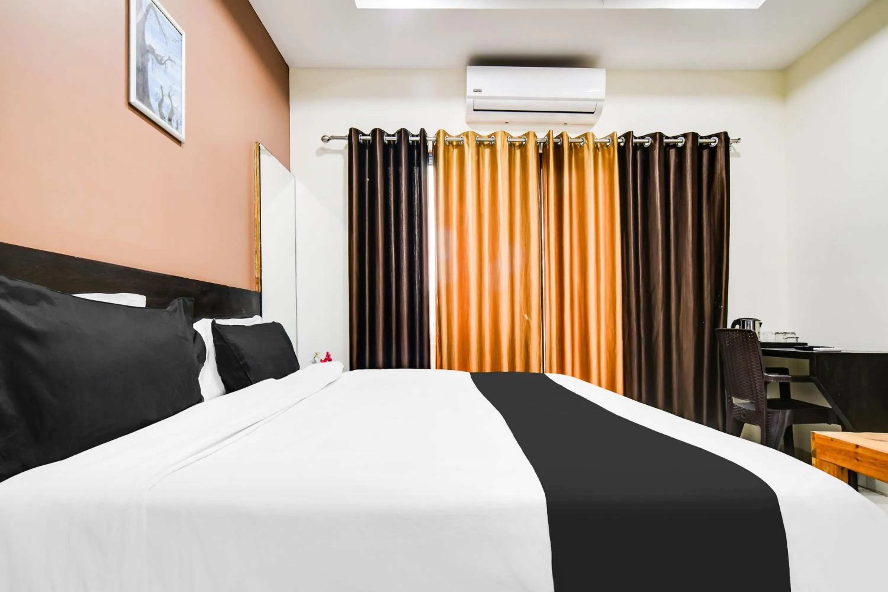 Bedroom, Bed in Super Collection O Indore Near Omax City 1