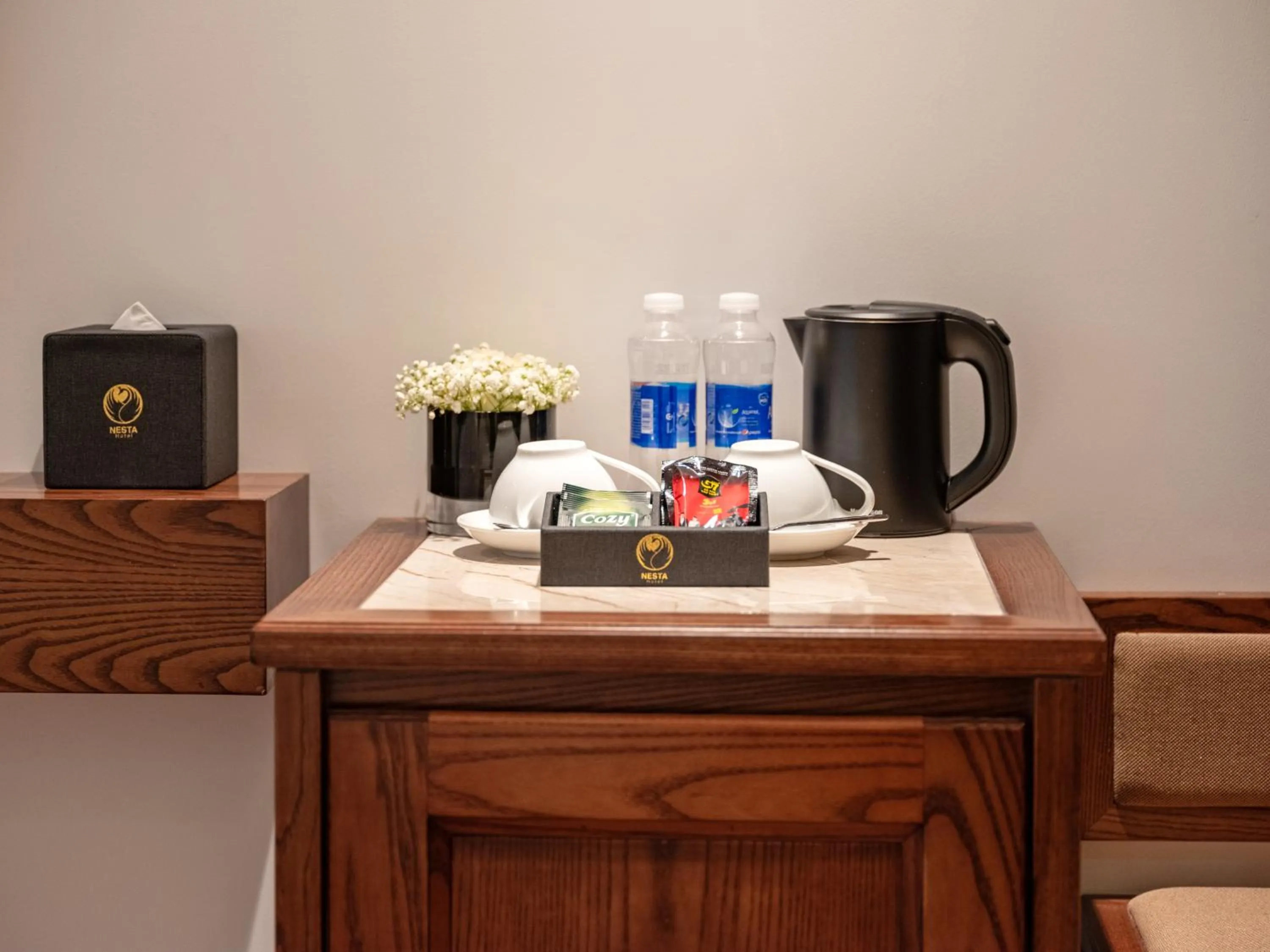 Coffee/tea facilities in Nesta Hotel & Spa