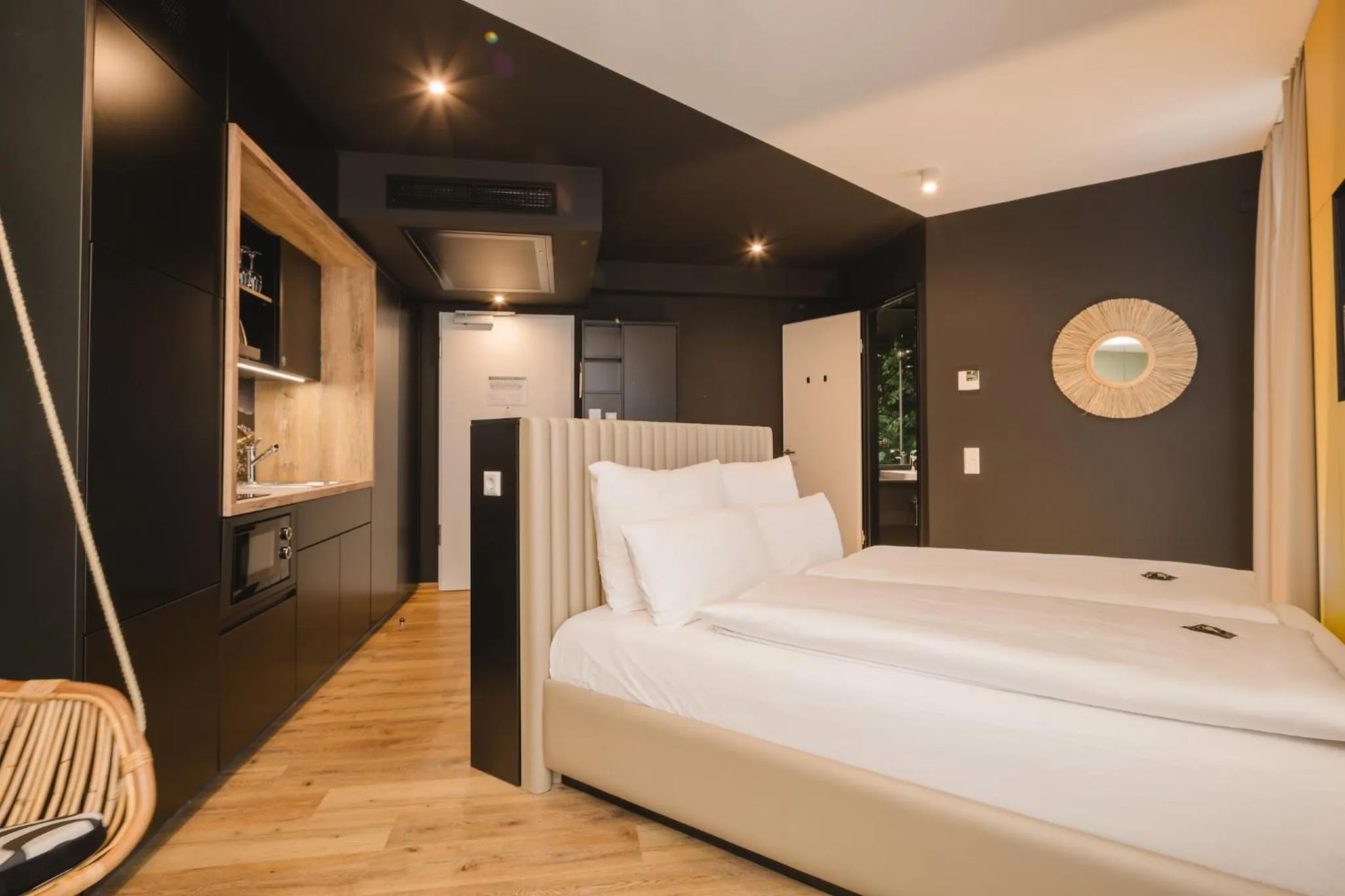 Bedroom, Bed in Rioca Stuttgart Posto 6