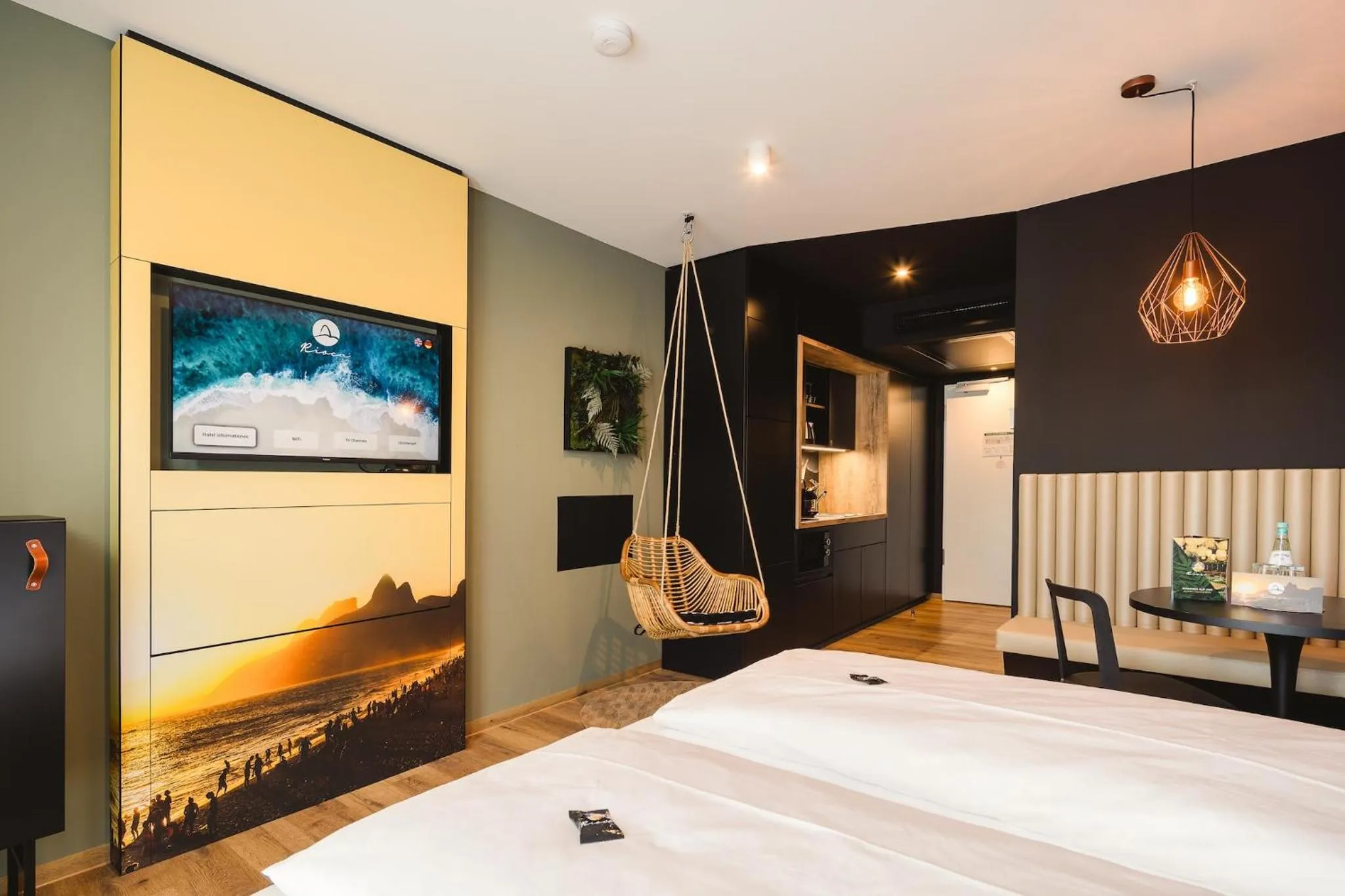 Bedroom, Bed in Rioca Stuttgart Posto 6